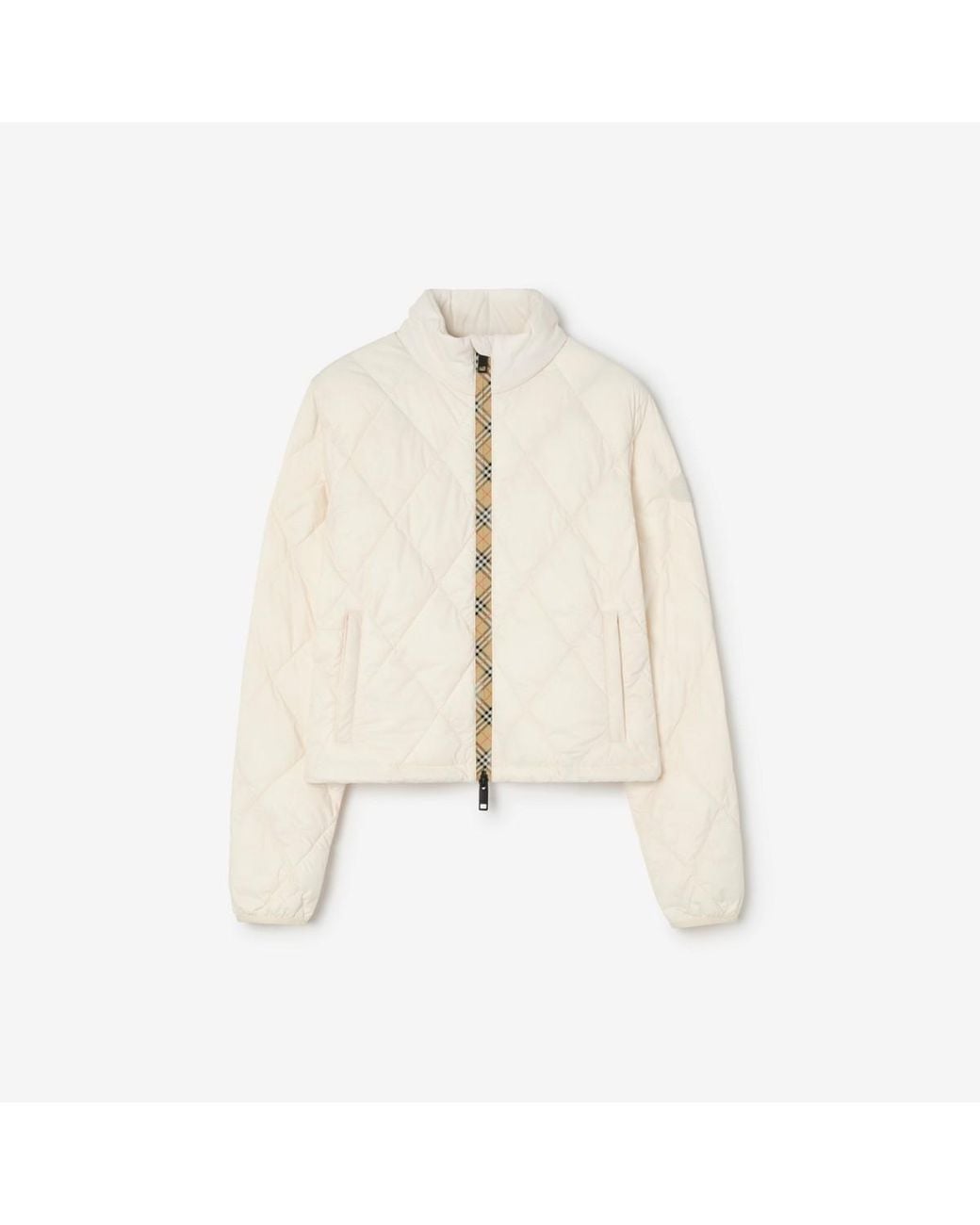 Burberry Natural Packable Quilted Nylon Bramford Jacket
