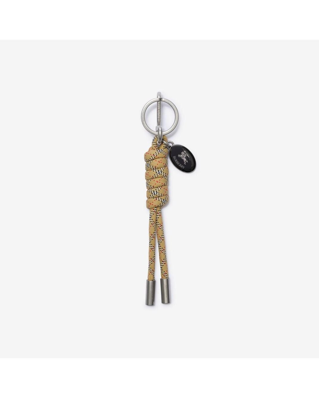 Burberry Metallic Check Charm for men