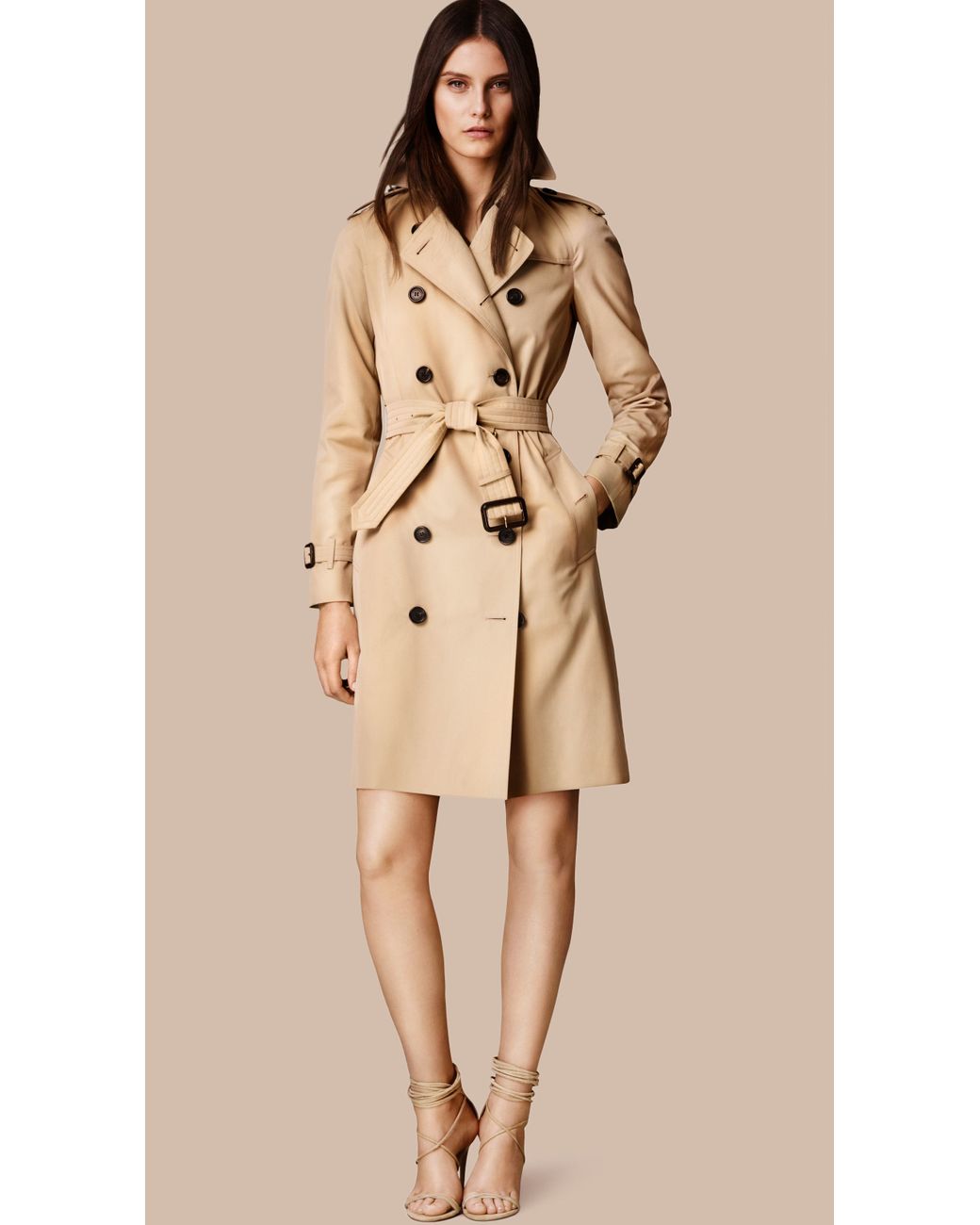 Burberry The Westminster Heritage Trench Coat in Natural | Lyst