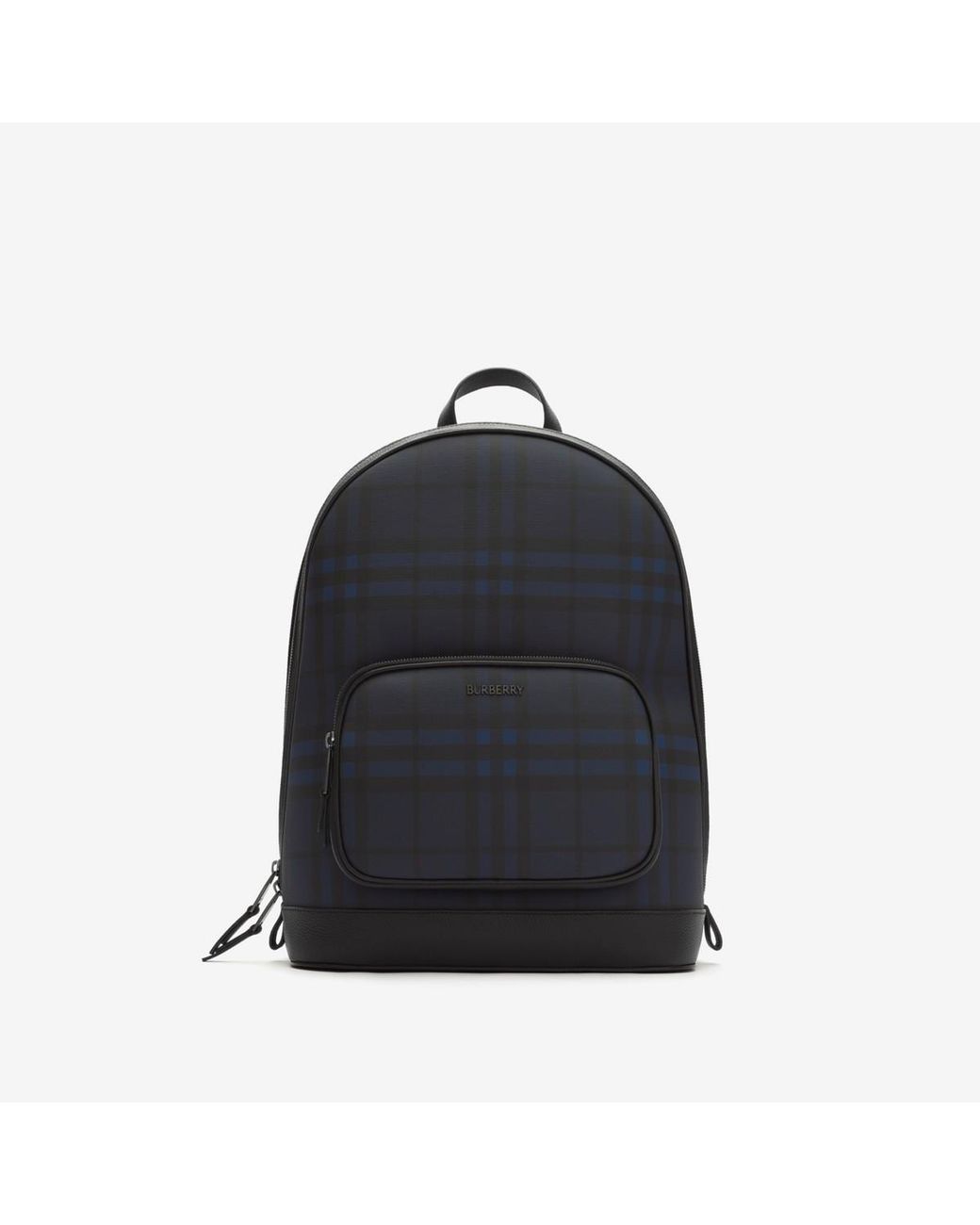 Burberry Blue City Check Backpack for men