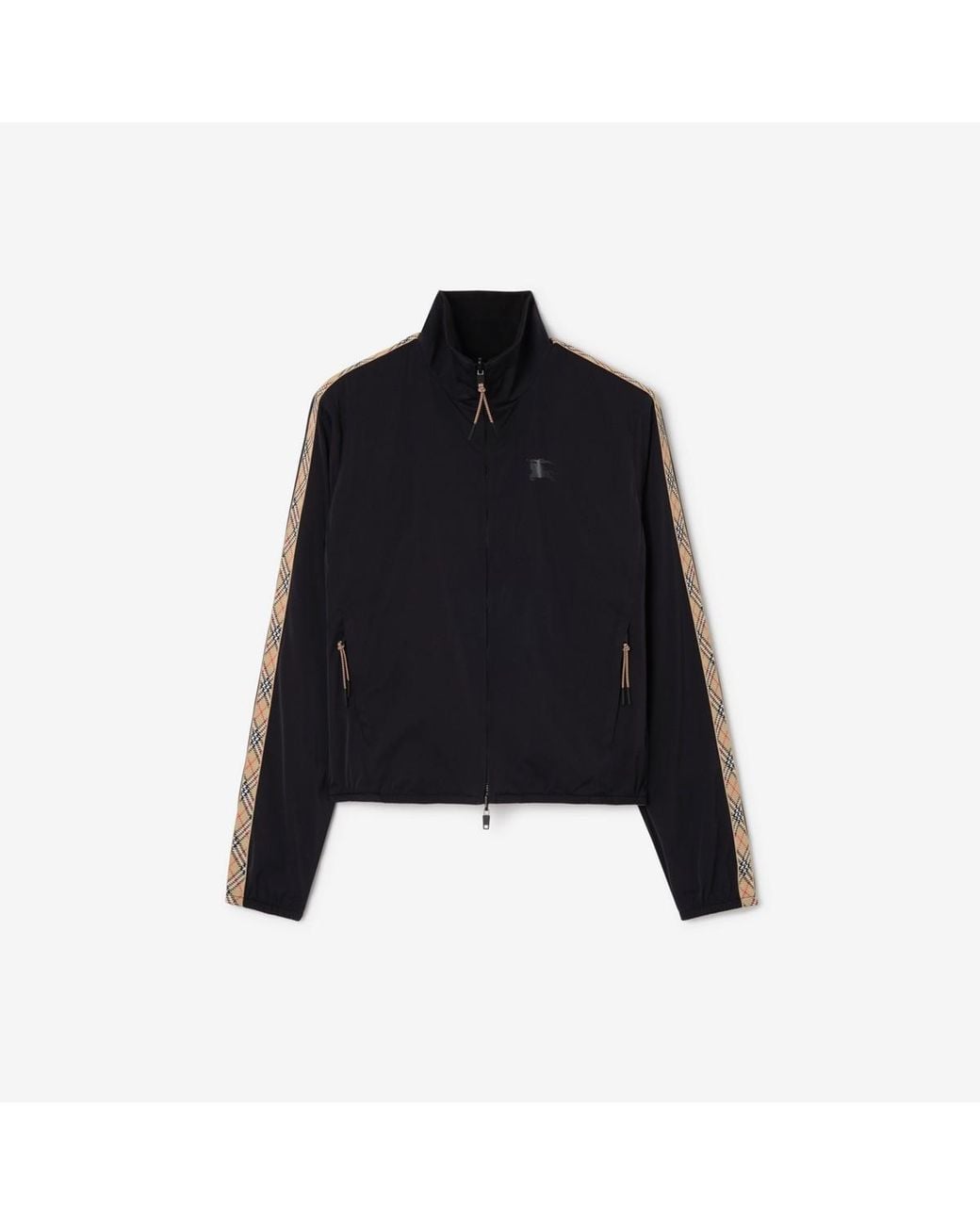 Reversible Stretch Nylon Jacket Burberry en coloris Black