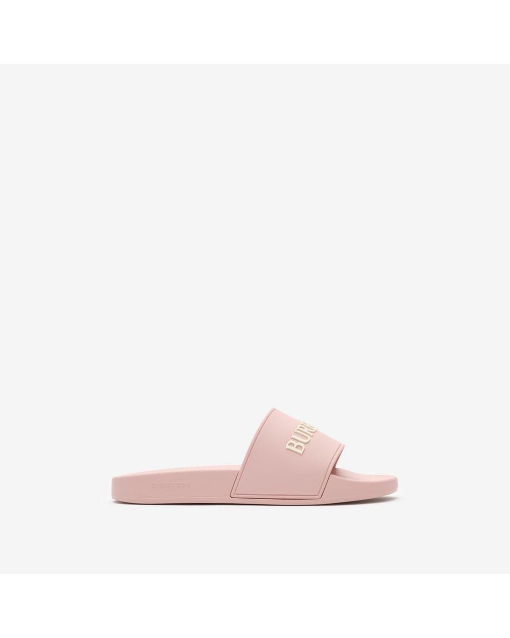Burberry Pink Logo Slides