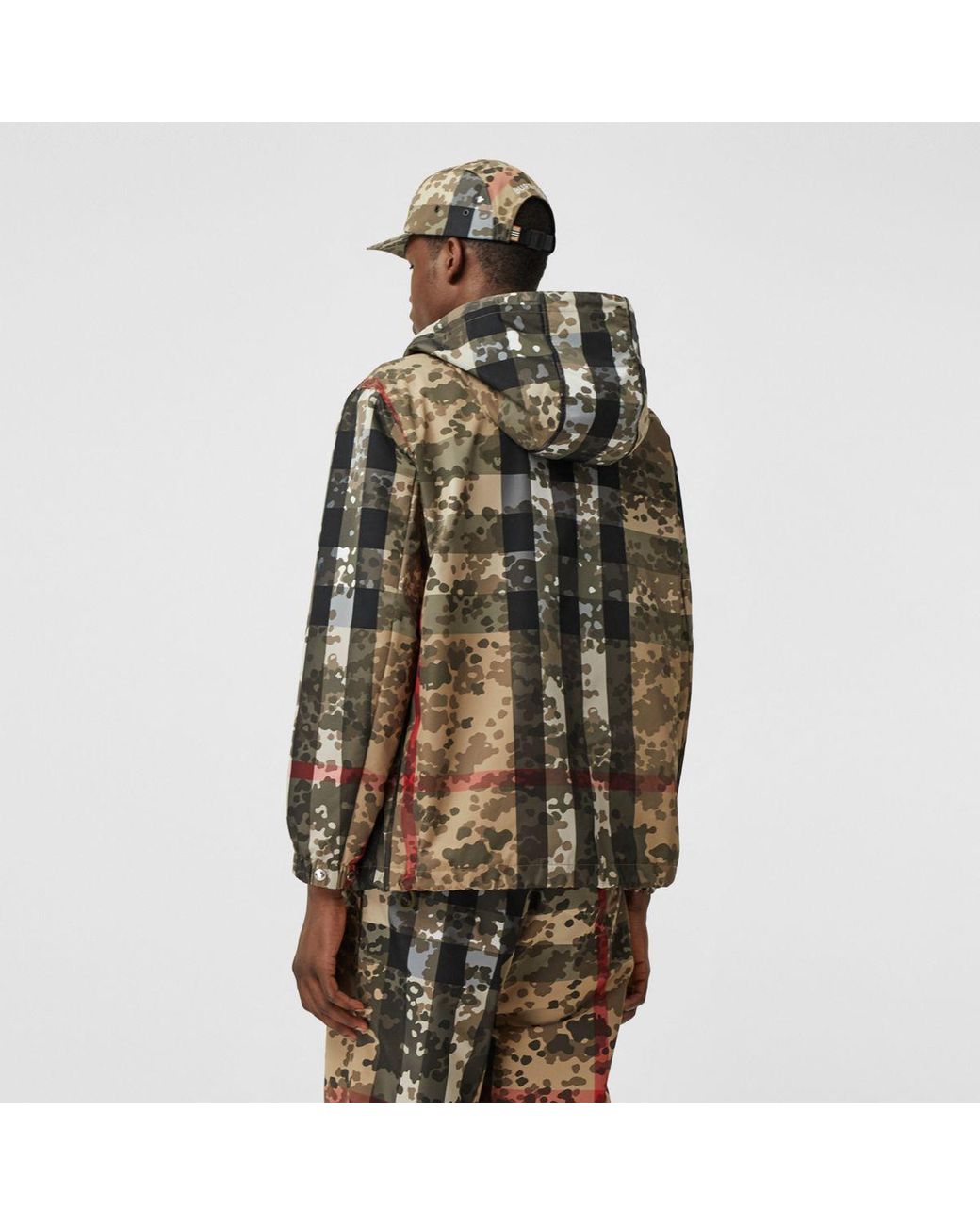 Burberry camouflage jacket hotsell