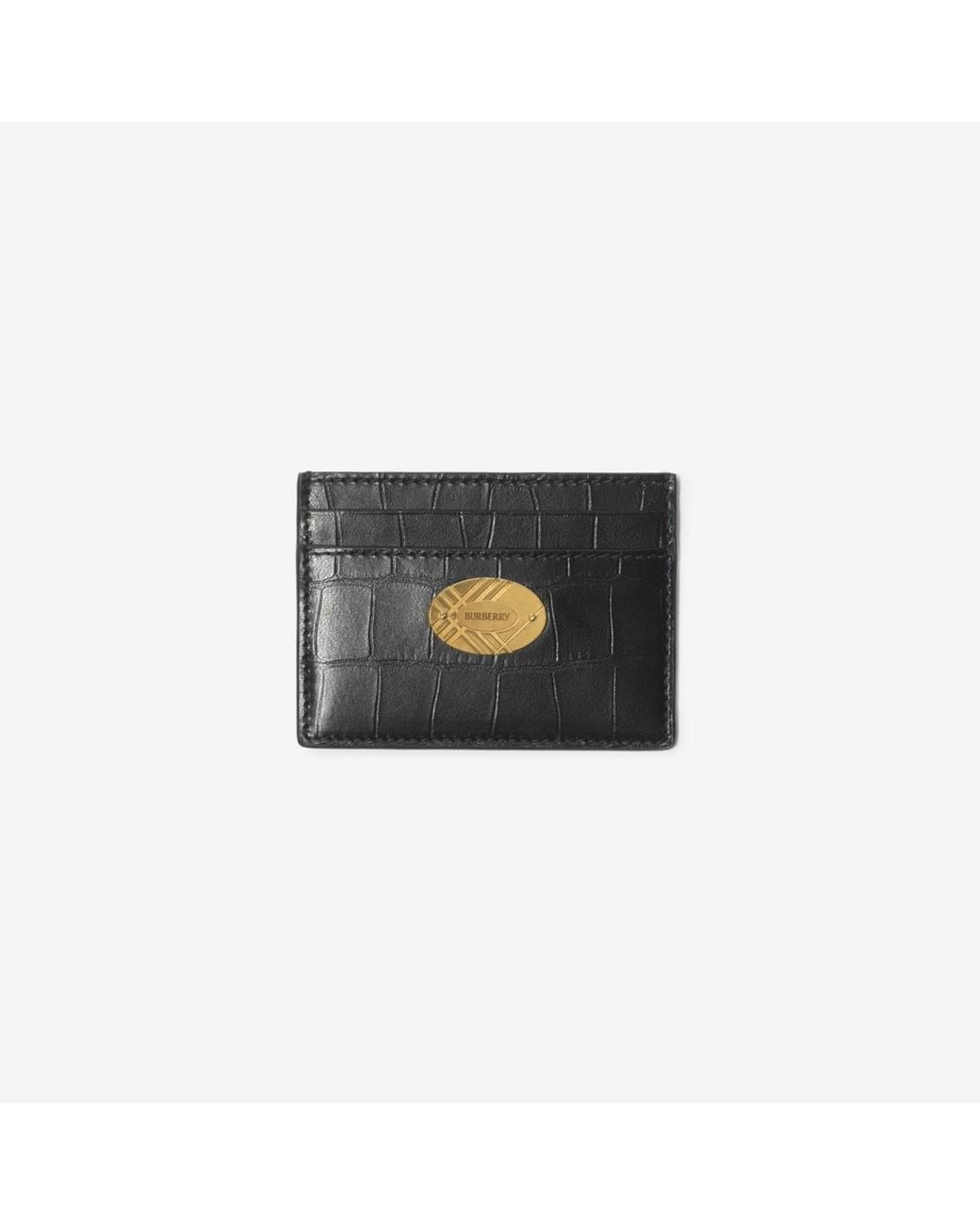 Burberry Black Cotswolds Card Case