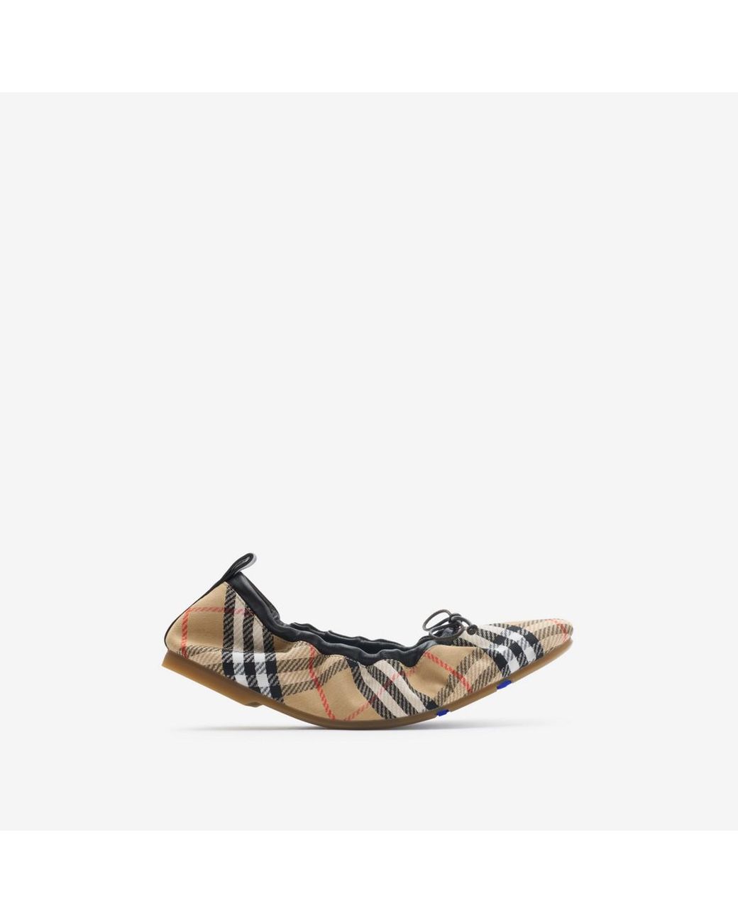 Burberry White Ballerinas