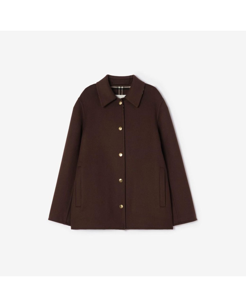 Burberry Brown Wool Lancashire Jacket