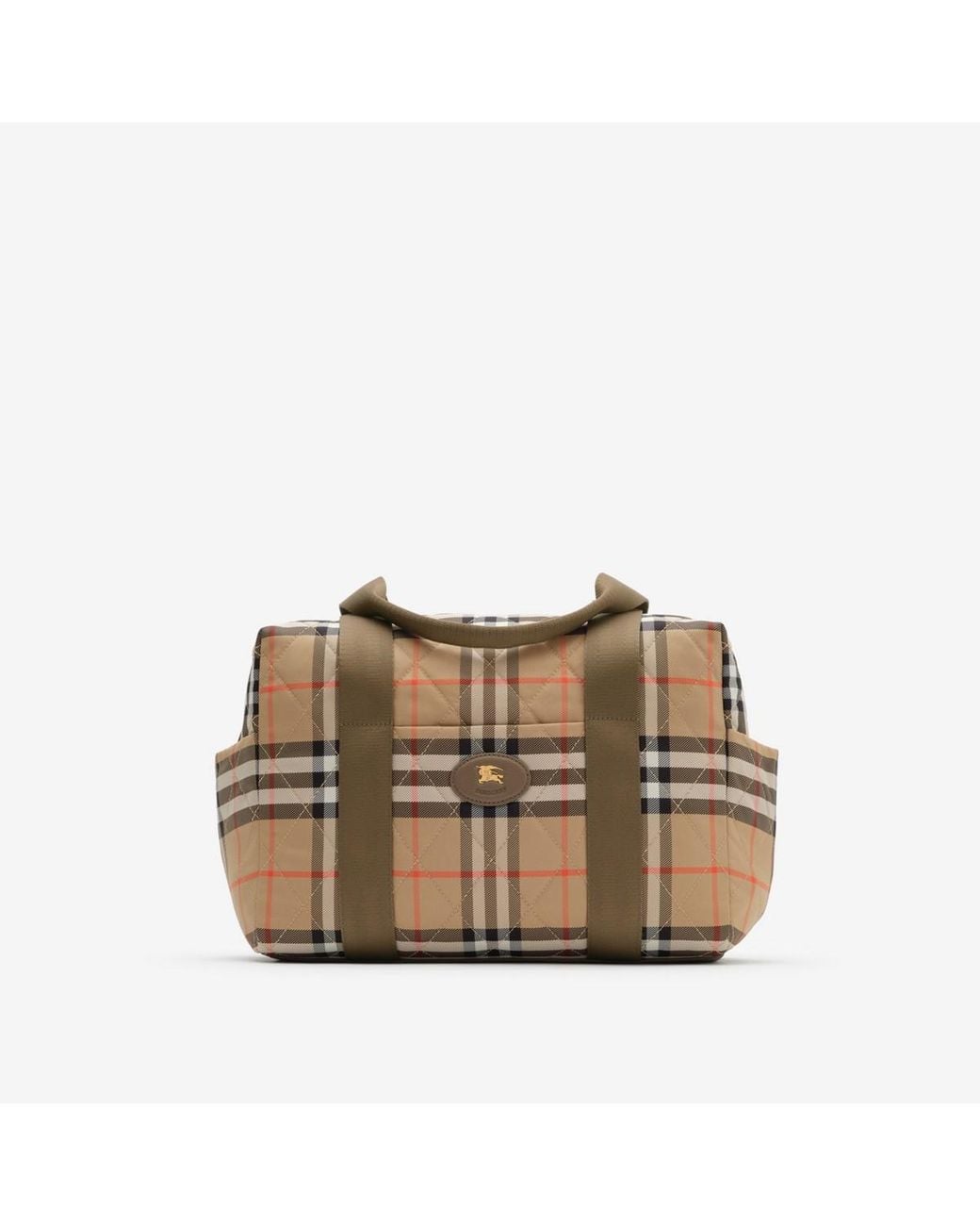 Burberry Multicolor Childrens Check Nylon Baby Changing Bag