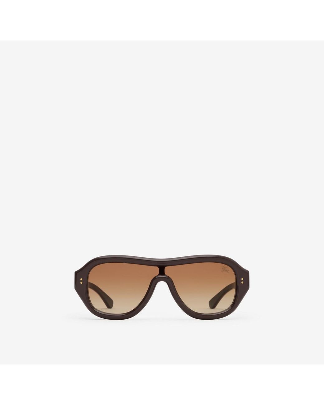 Burberry Brown Mask Sunglasses