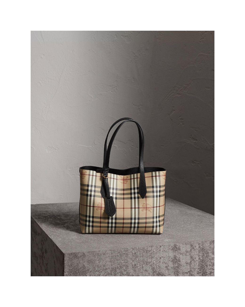 Burberry haymarket reversible tote hotsell