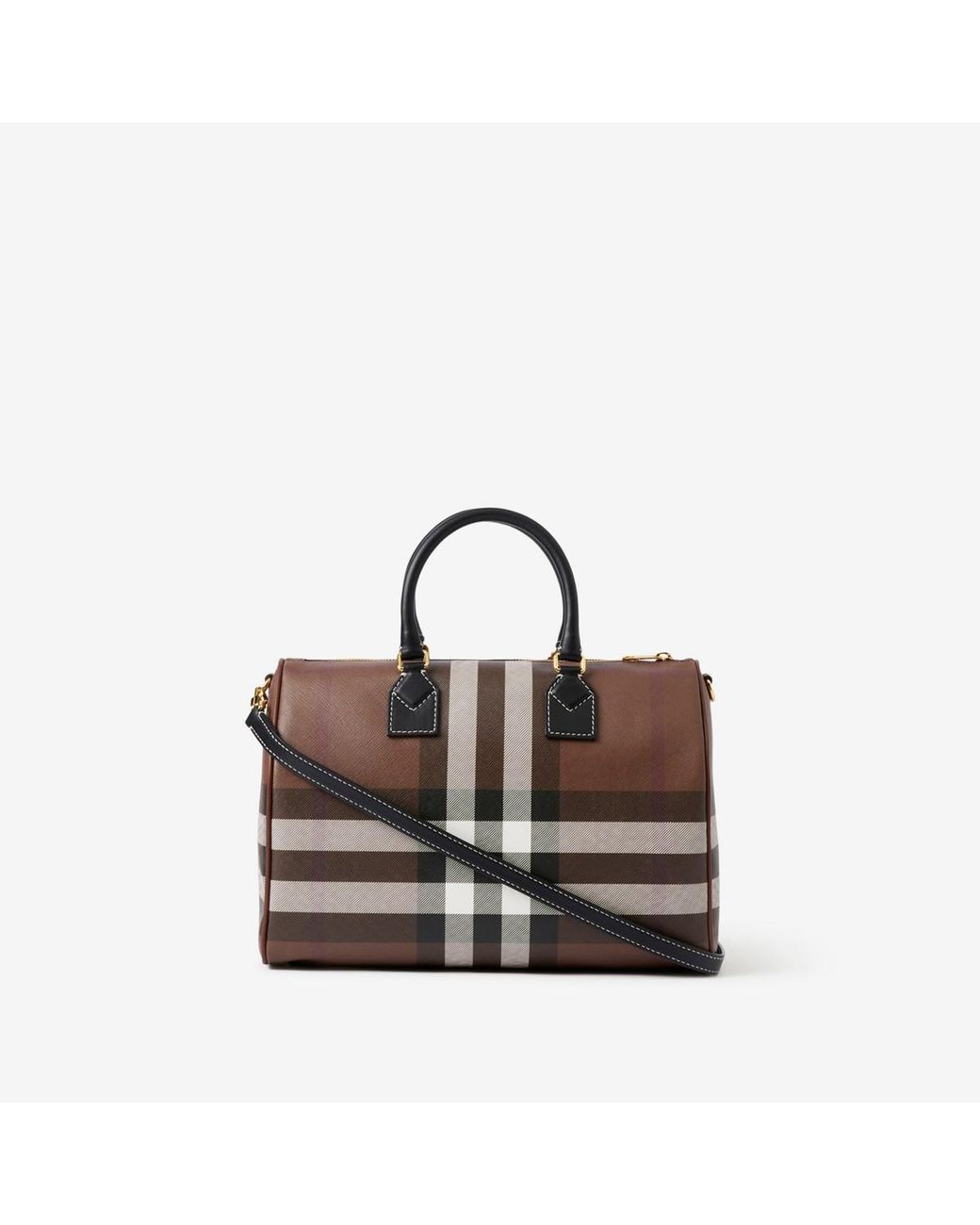 Burberry Medium Check Bowling Bag - Farfetch