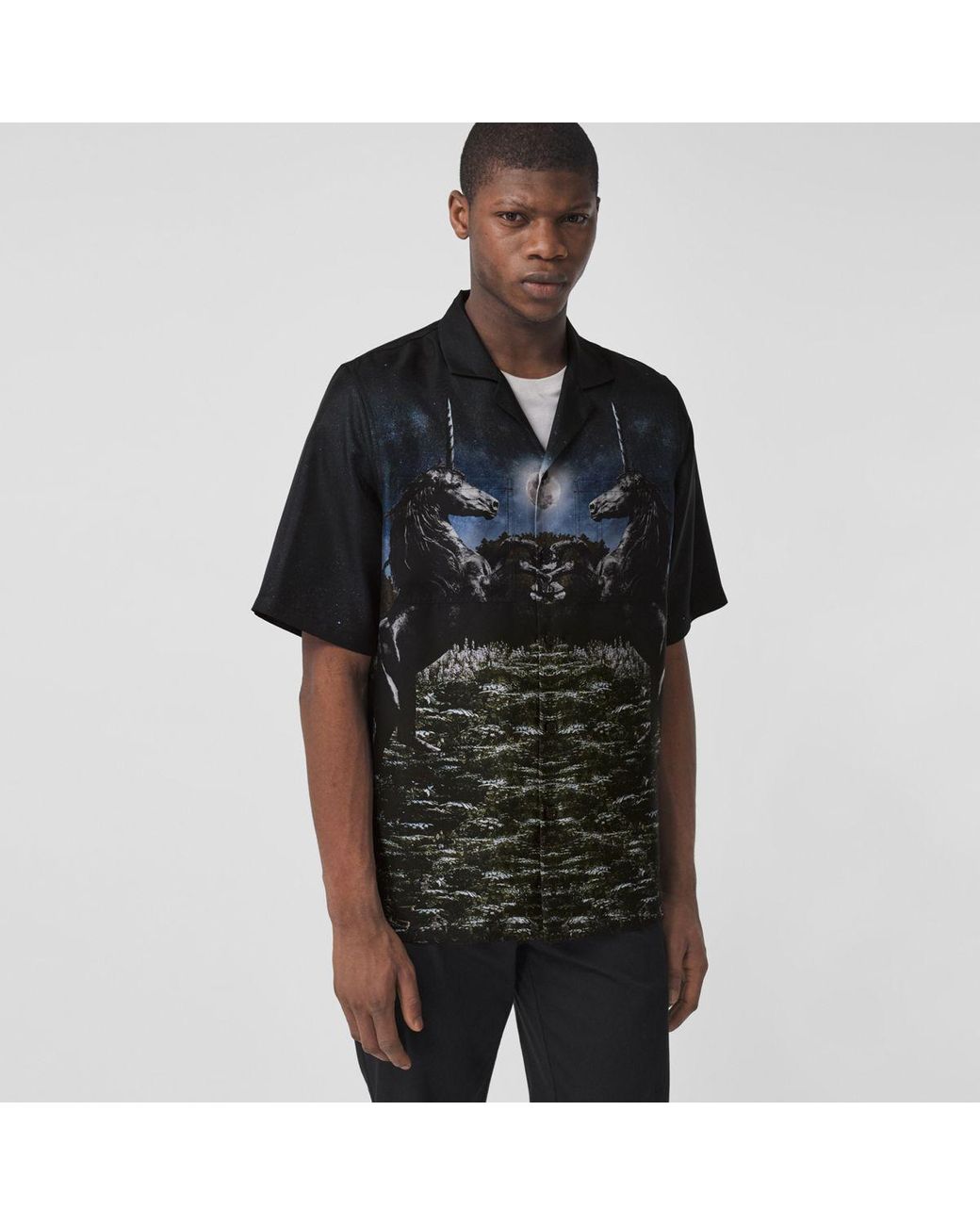 burberry bowling shirt