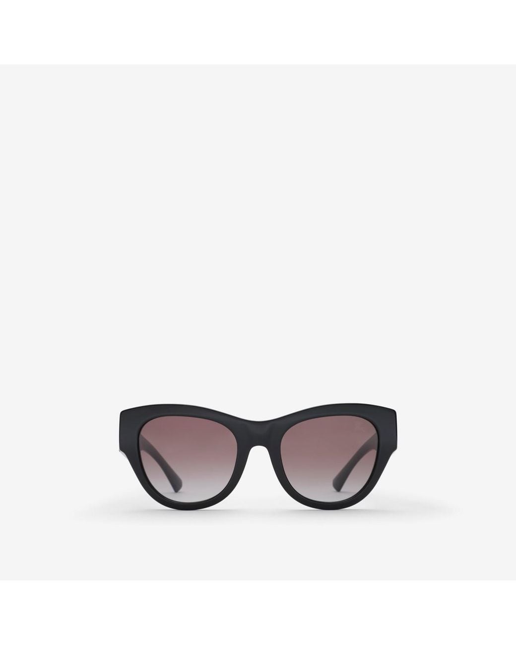 Burberry Black Ekd Round Sunglasses