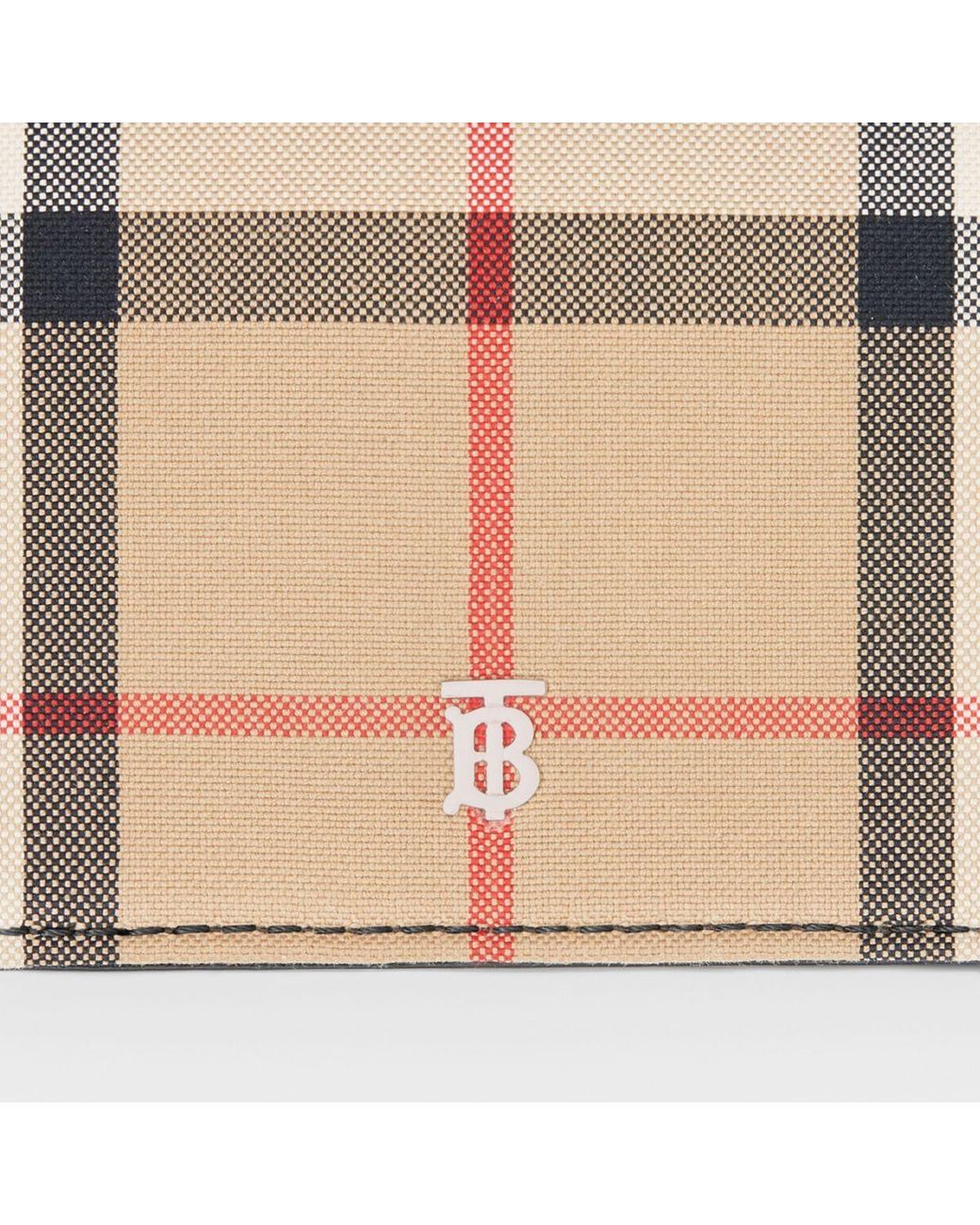 Burberry Jessie Vintage Check Leather Card Case On Chain in Black Lyst UK
