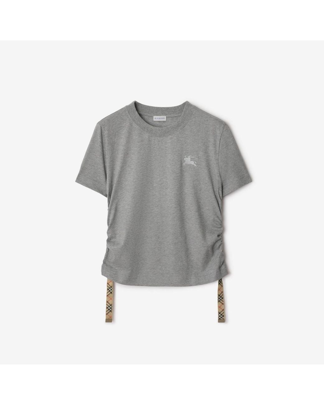 Burberry Gray Festival Cotton T-Shirt