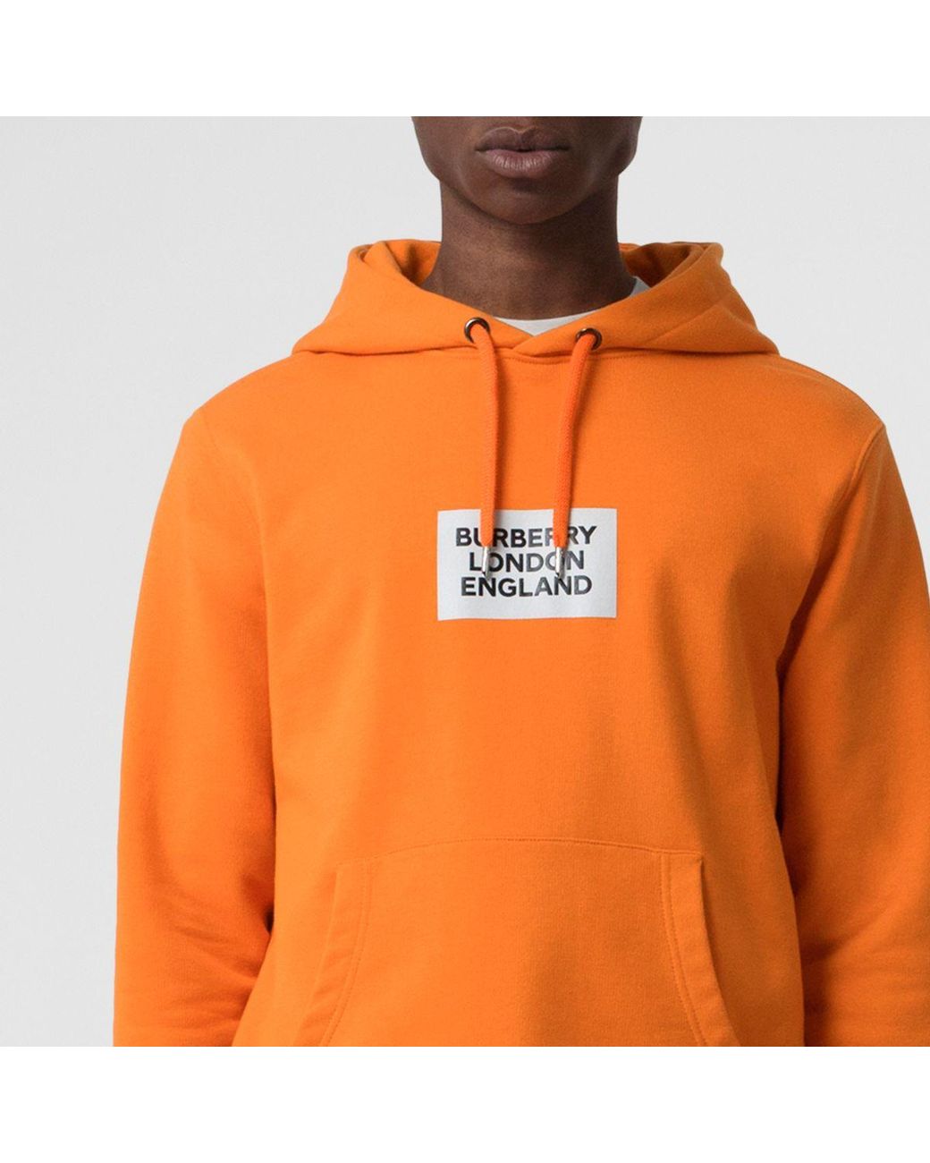 Burberry Farrows Hoodie in Orange for Men | Lyst