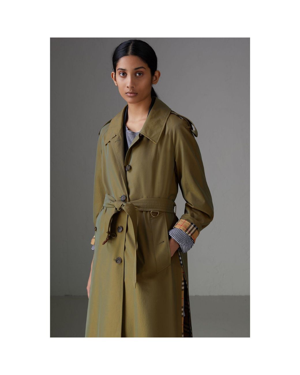 Burberry side slit hotsell