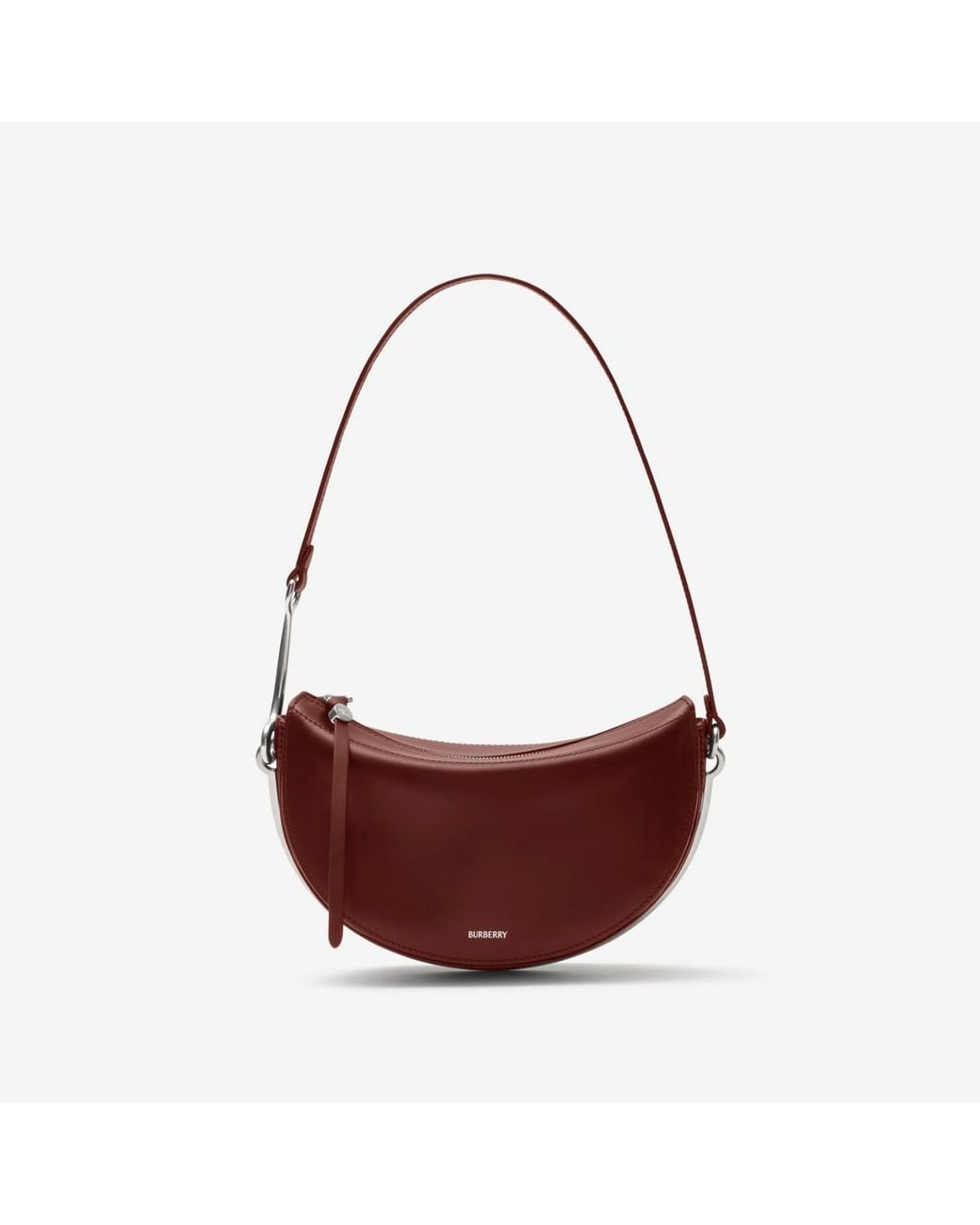Burberry Red Small Bridle Saddle Bag