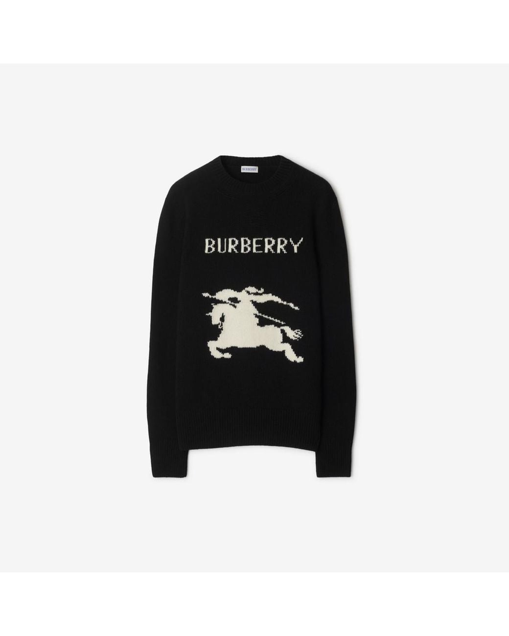 Burberry Black Knight Wool Cashmere Sweater