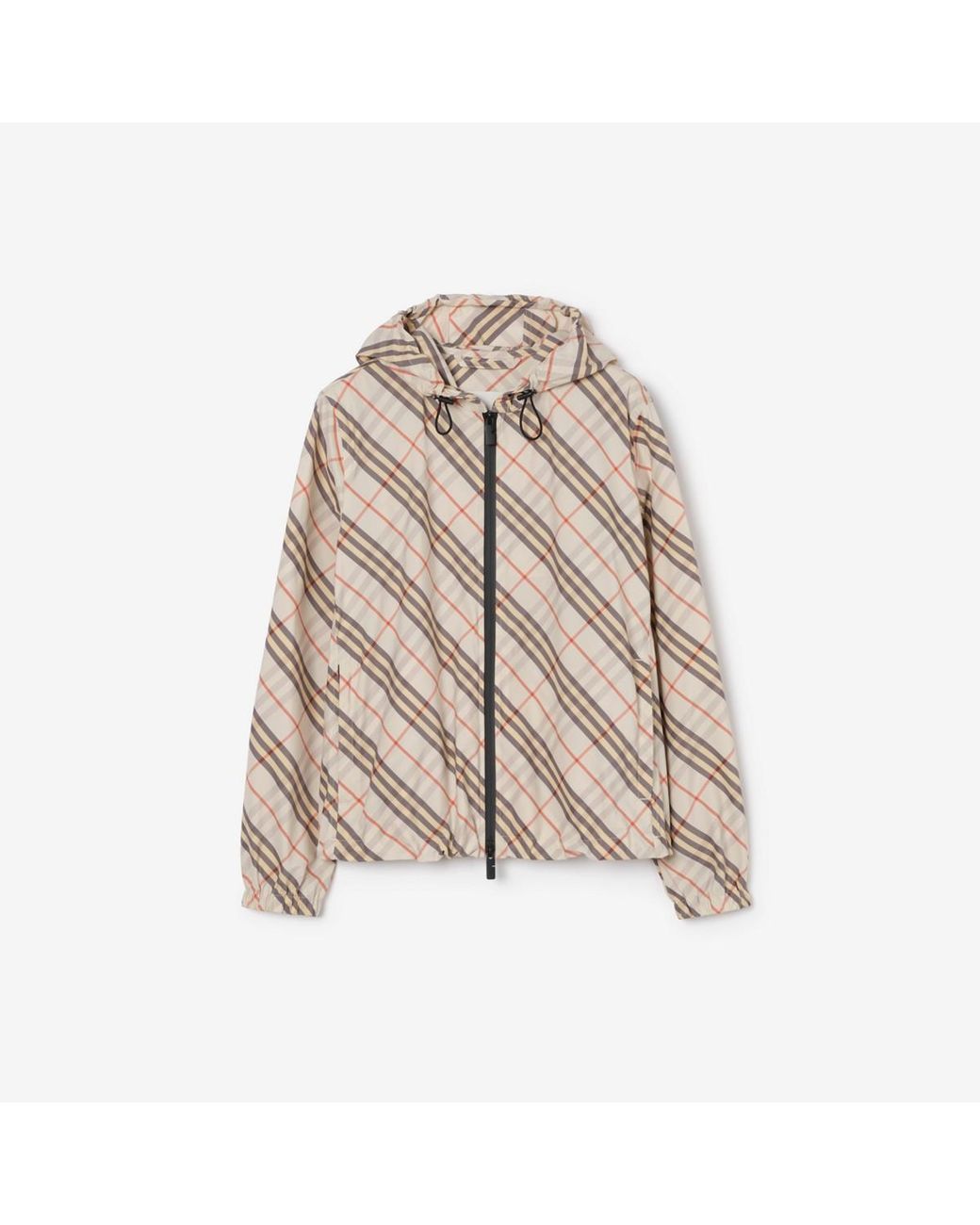 Burberry Natural Check Salcombe Hooded Jacket