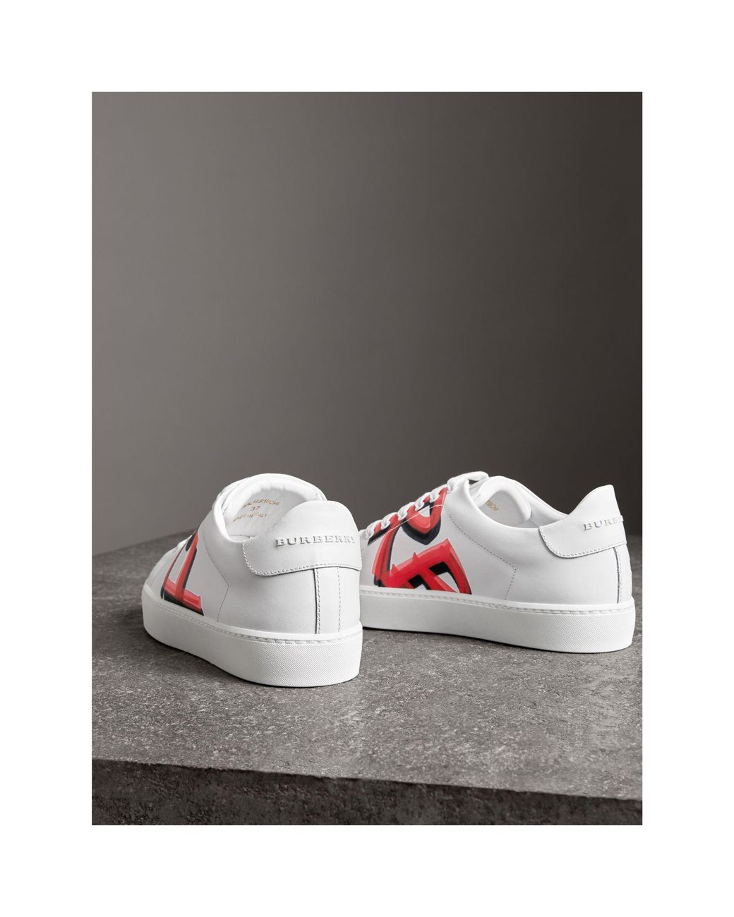 Burberry graffiti discount shoes mens