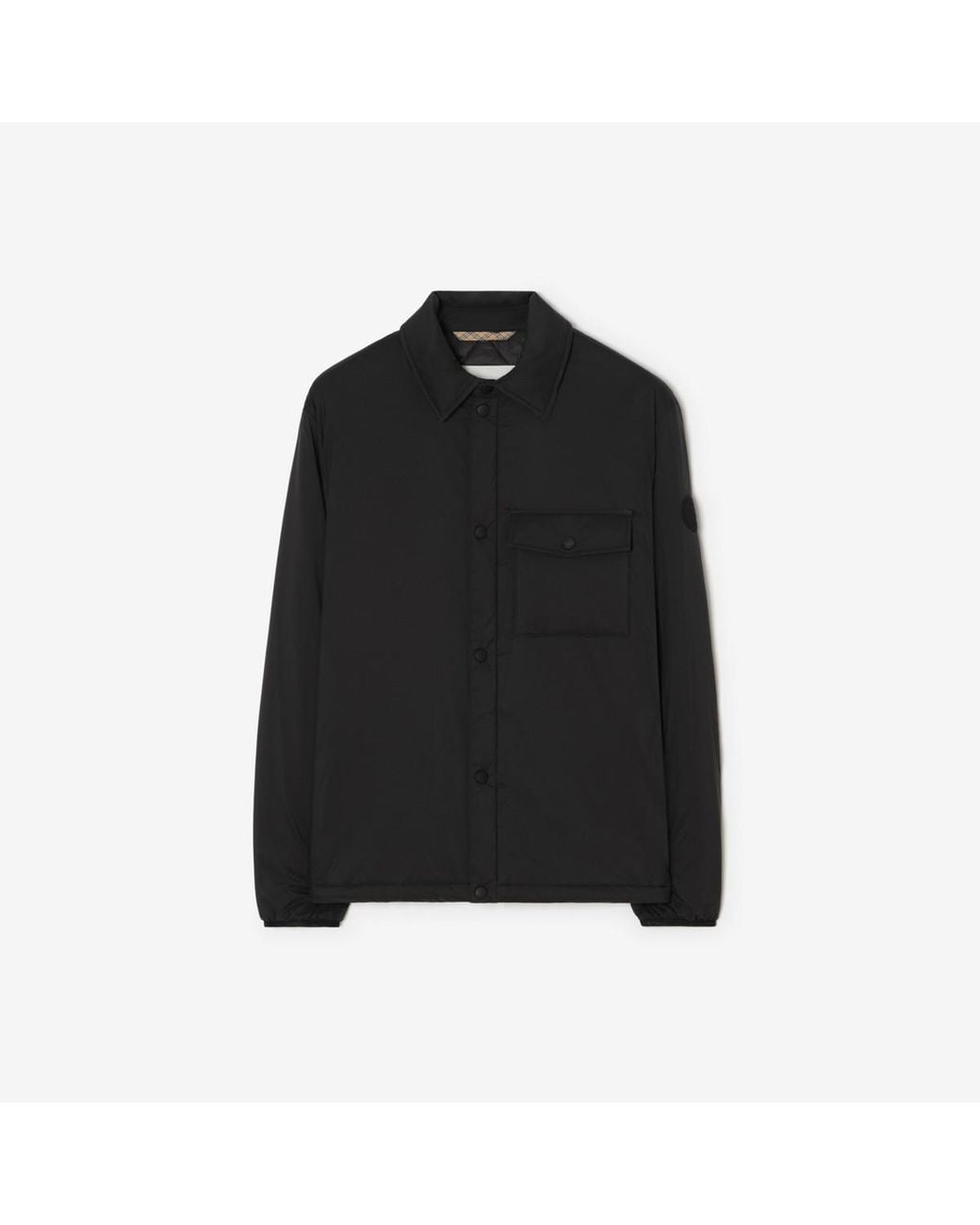 Burberry Black Nylon Dalewood Overshirt for men