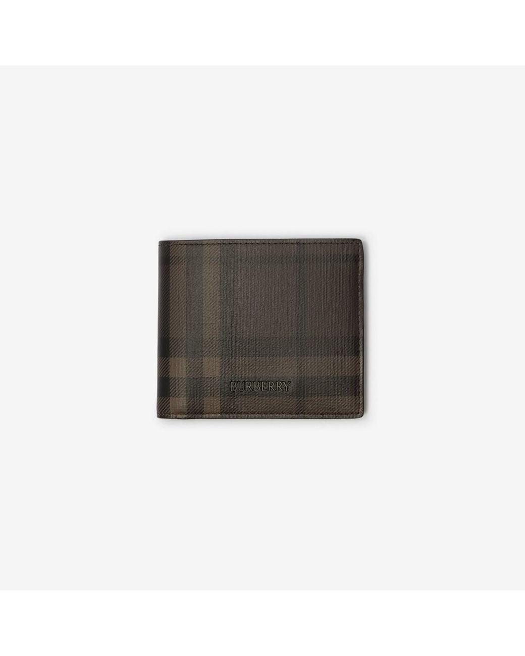 Burberry Multicolor City Check Bifold Wallet for men