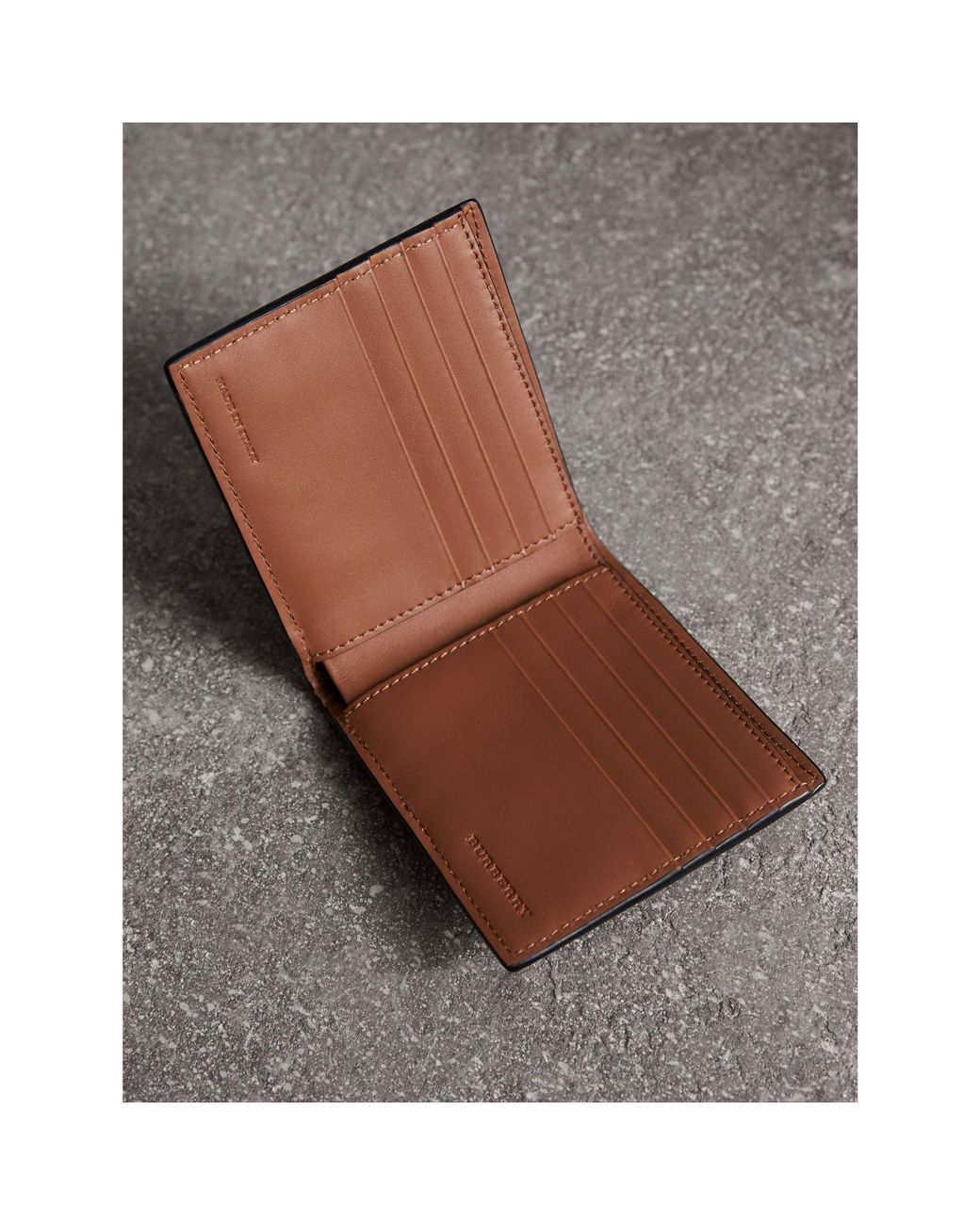 1983 check and leather international 2025 bifold wallet