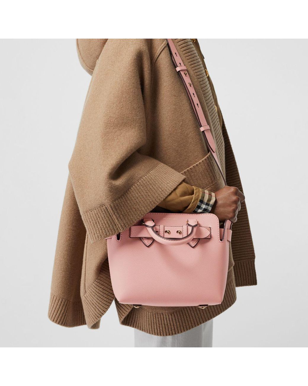 Burberry The Mini Leather Belt Bag in Ash Rose (Pink) | Lyst