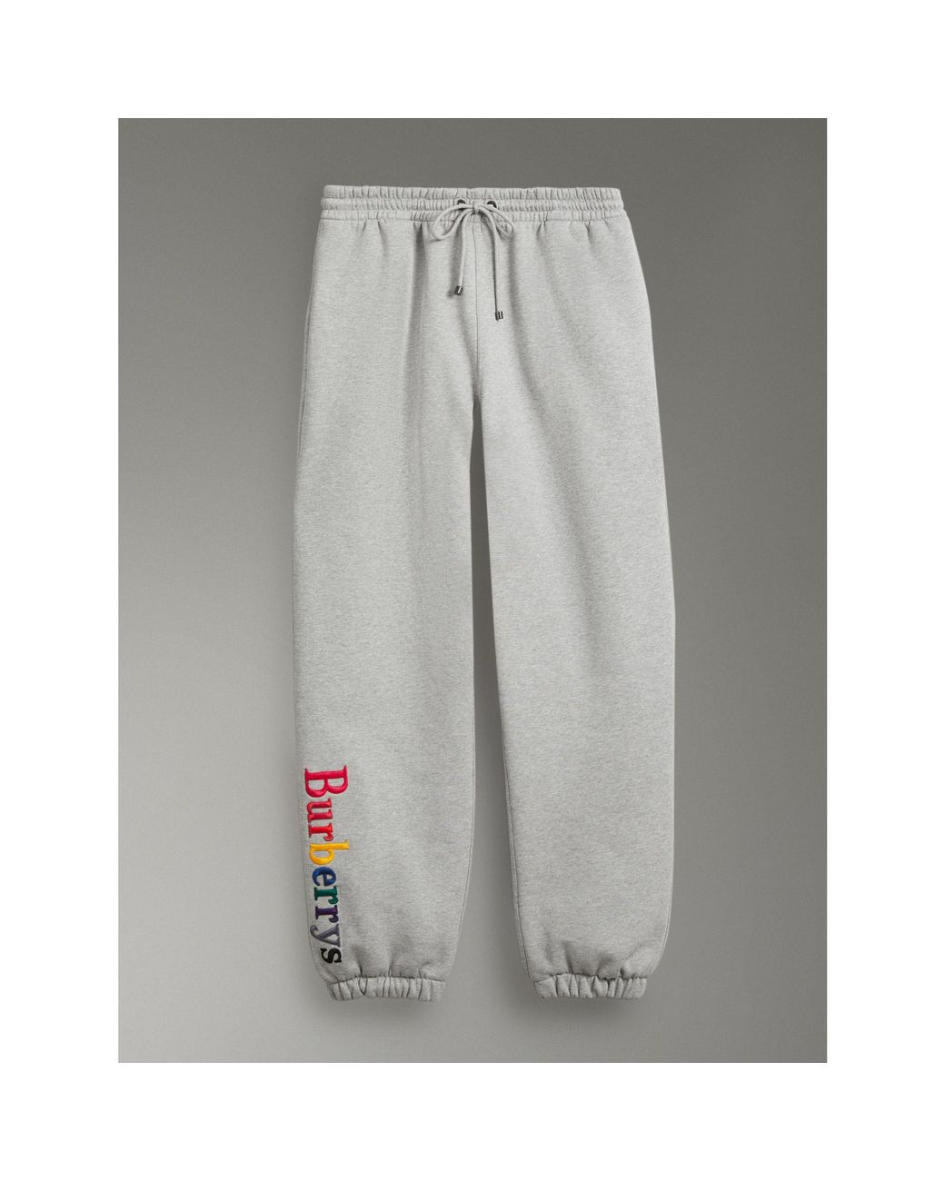 Burberry Rainbow Logo Sweatpants in Grey for Men | Lyst Canada