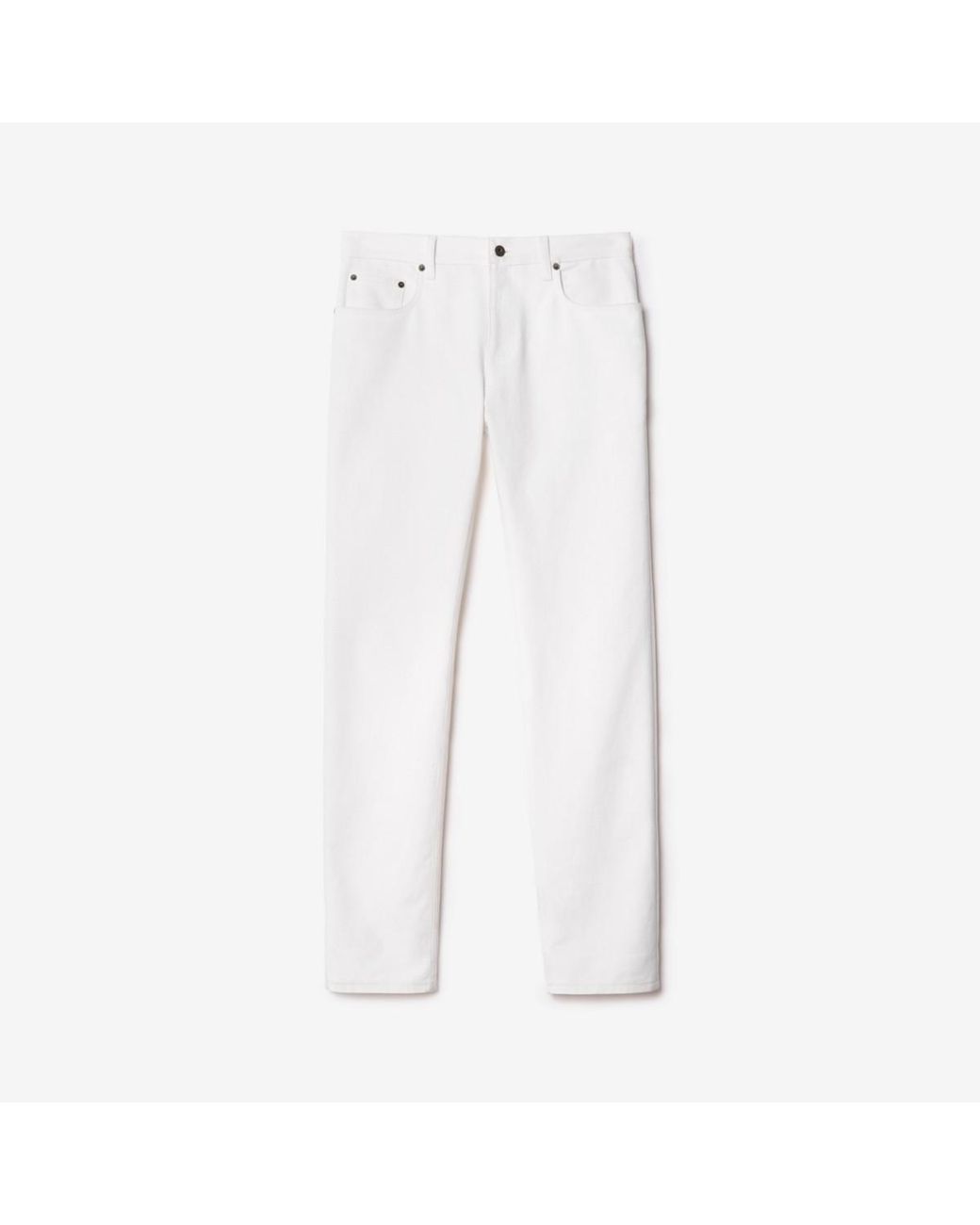 Burberry White Slim Jeans for men