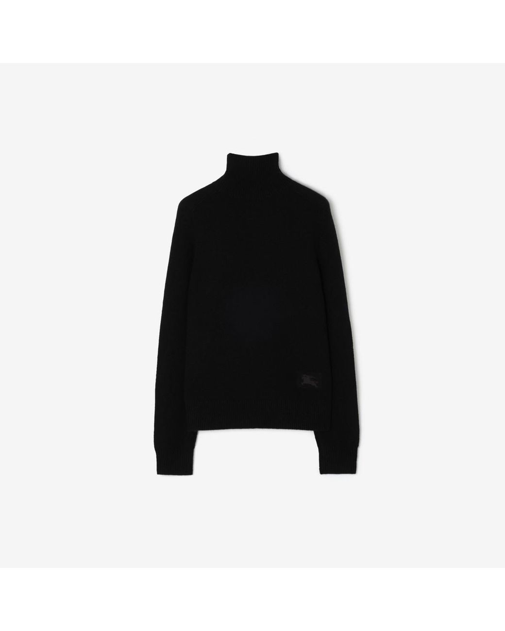 Burberry Black Cashmere Turtleneck Sweater