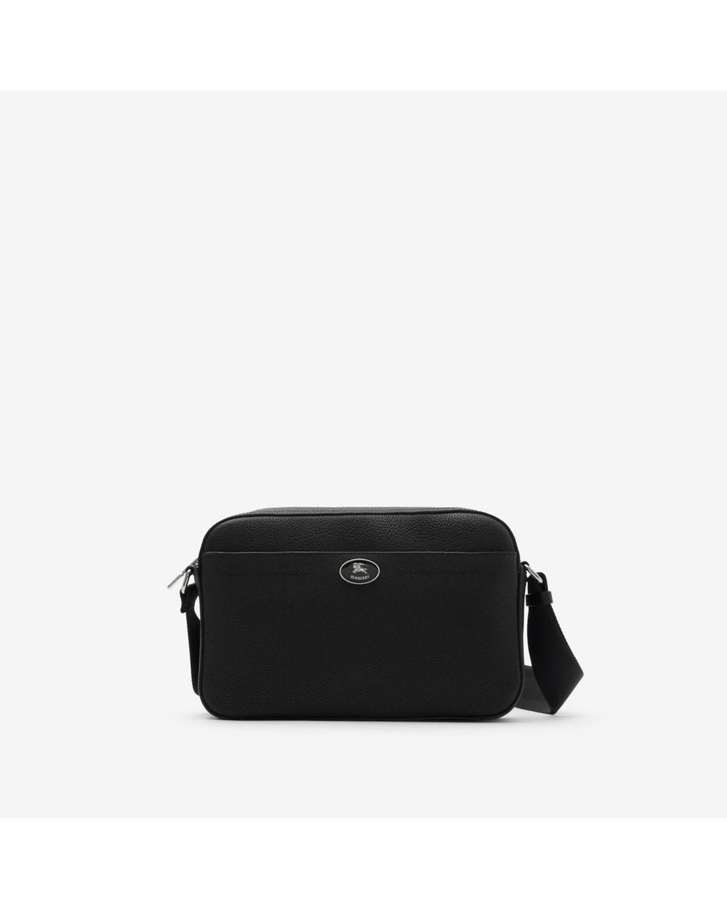 Burberry Black Knight Stamp Crossbody Bag for men