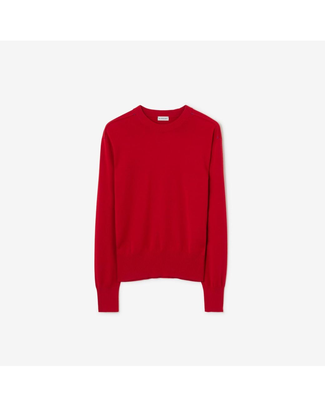 Burberry Wool Sweater in Red for Men Lyst Canada