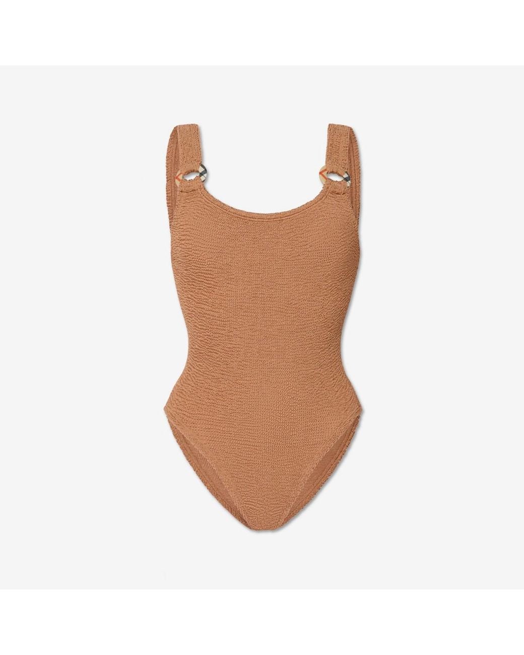 Burberry Brown X Hunza G Domino Swimsuit