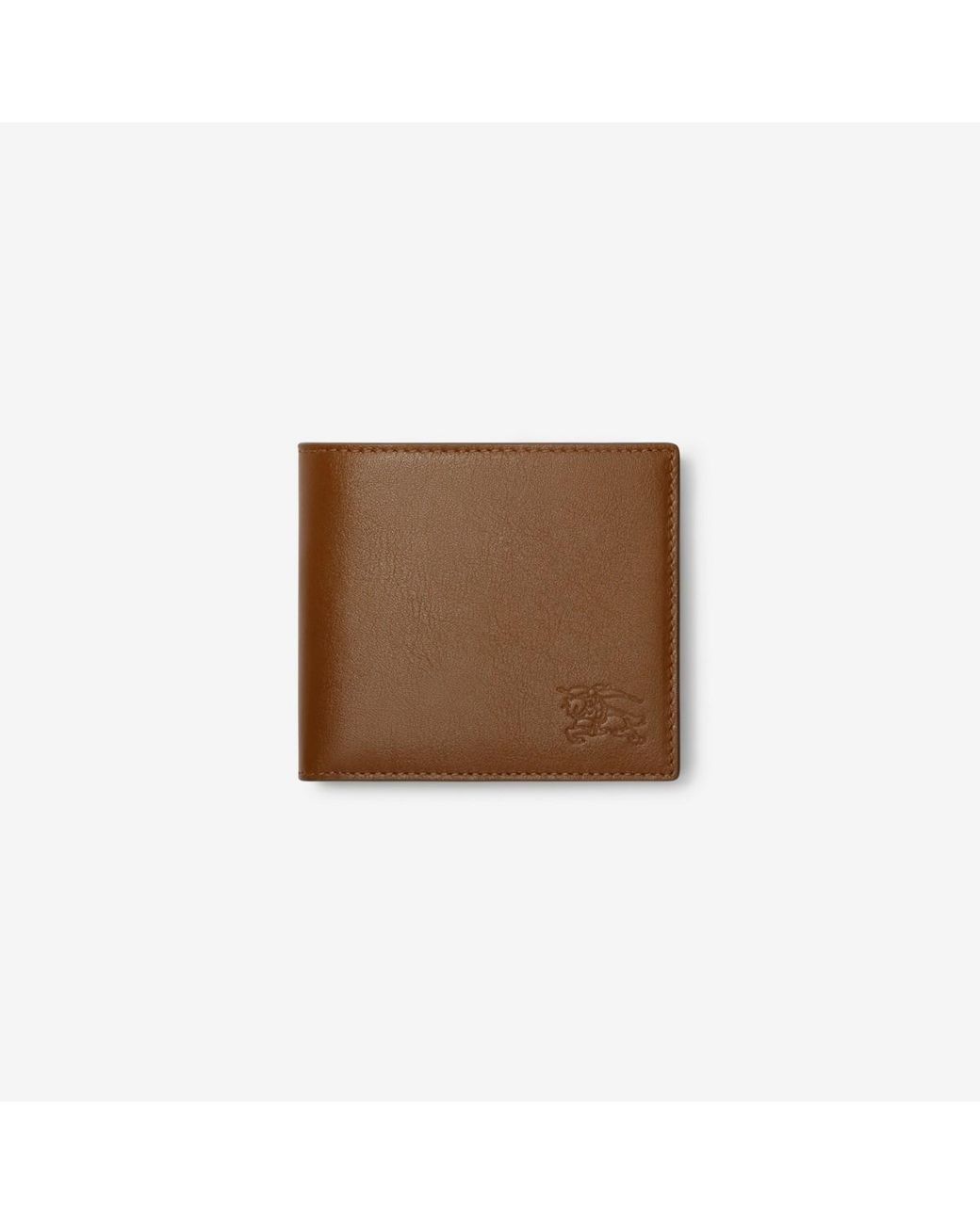 Burberry Brown Pop Check Bifold Wallet for men