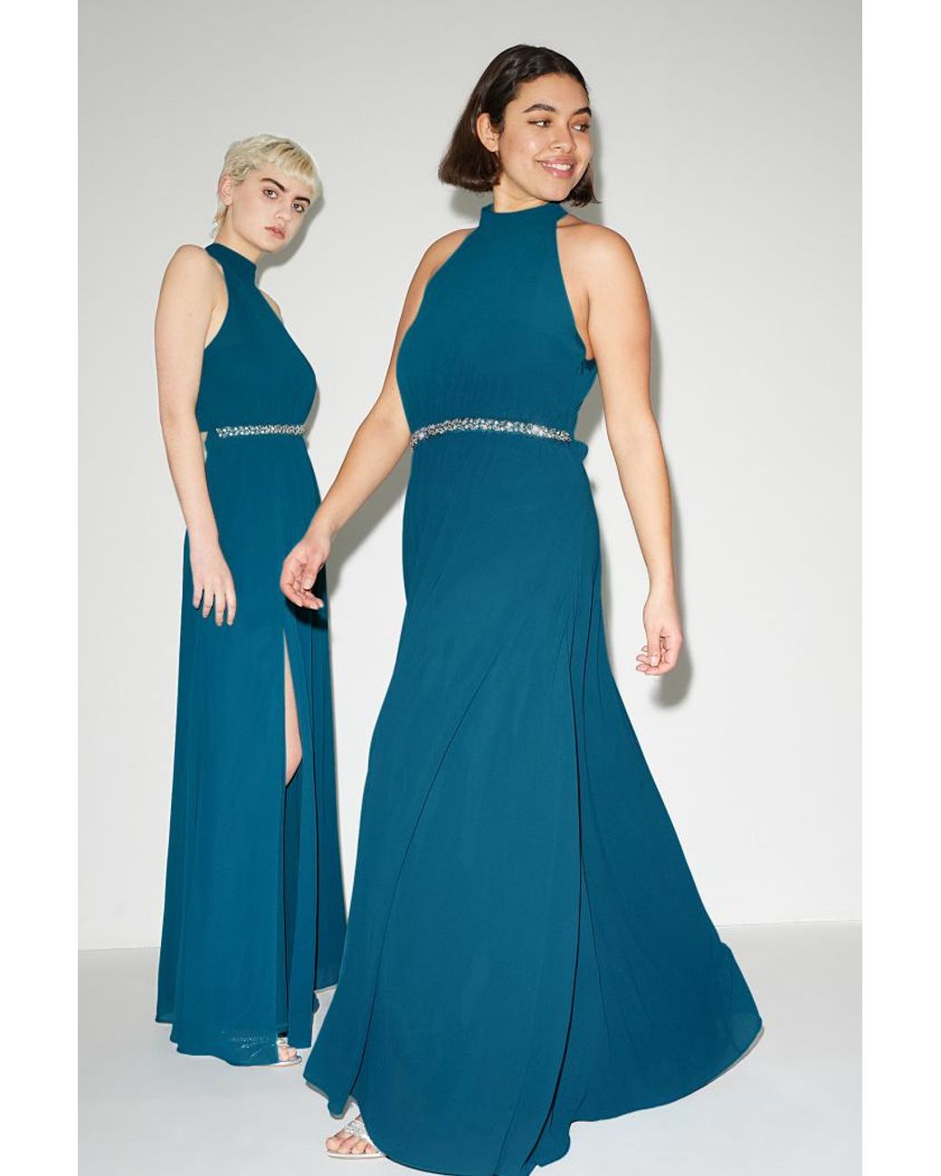 Vestido hotsell azul c&a