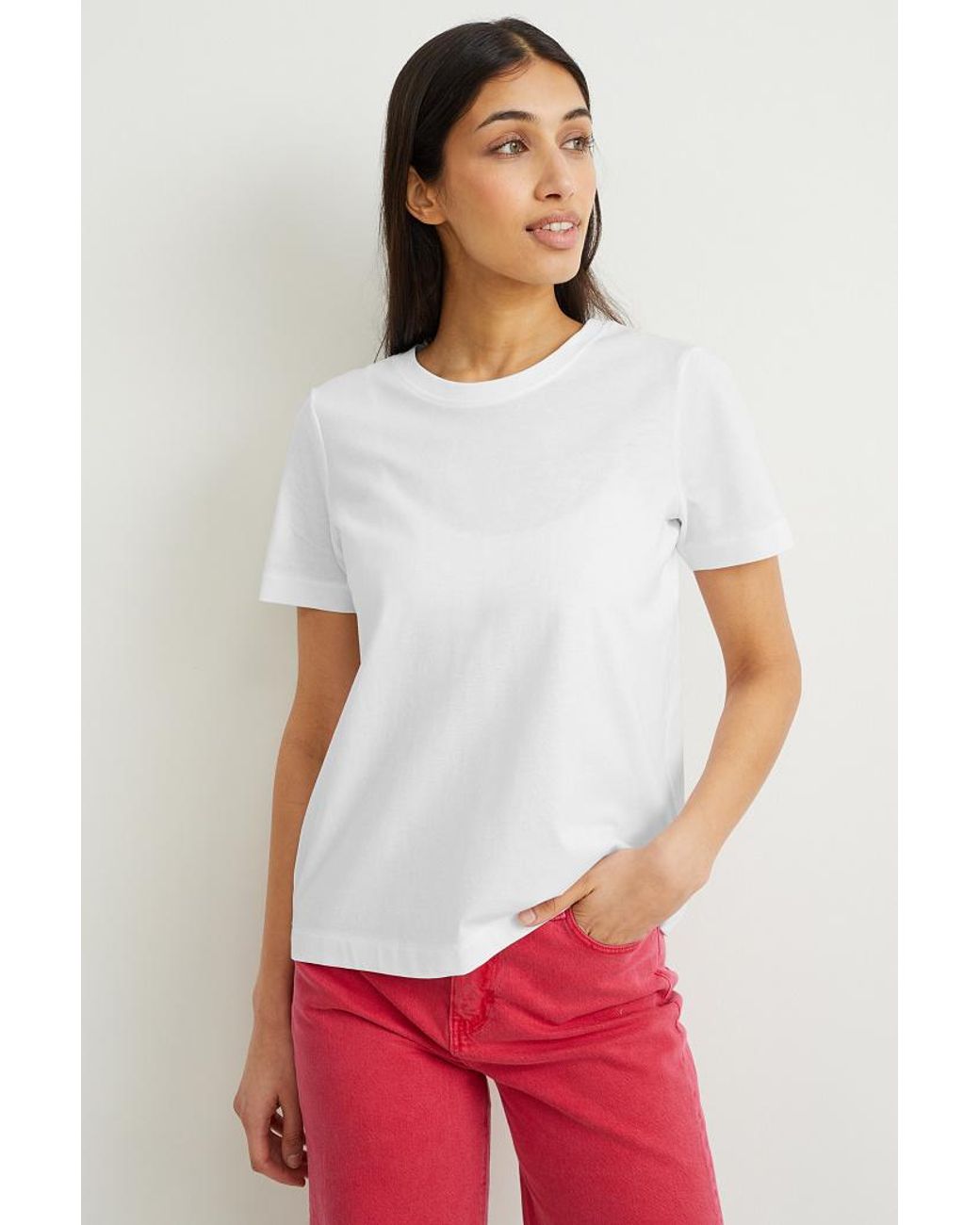 C&A Set Van 3-t-shirt in het Wit | Lyst BE