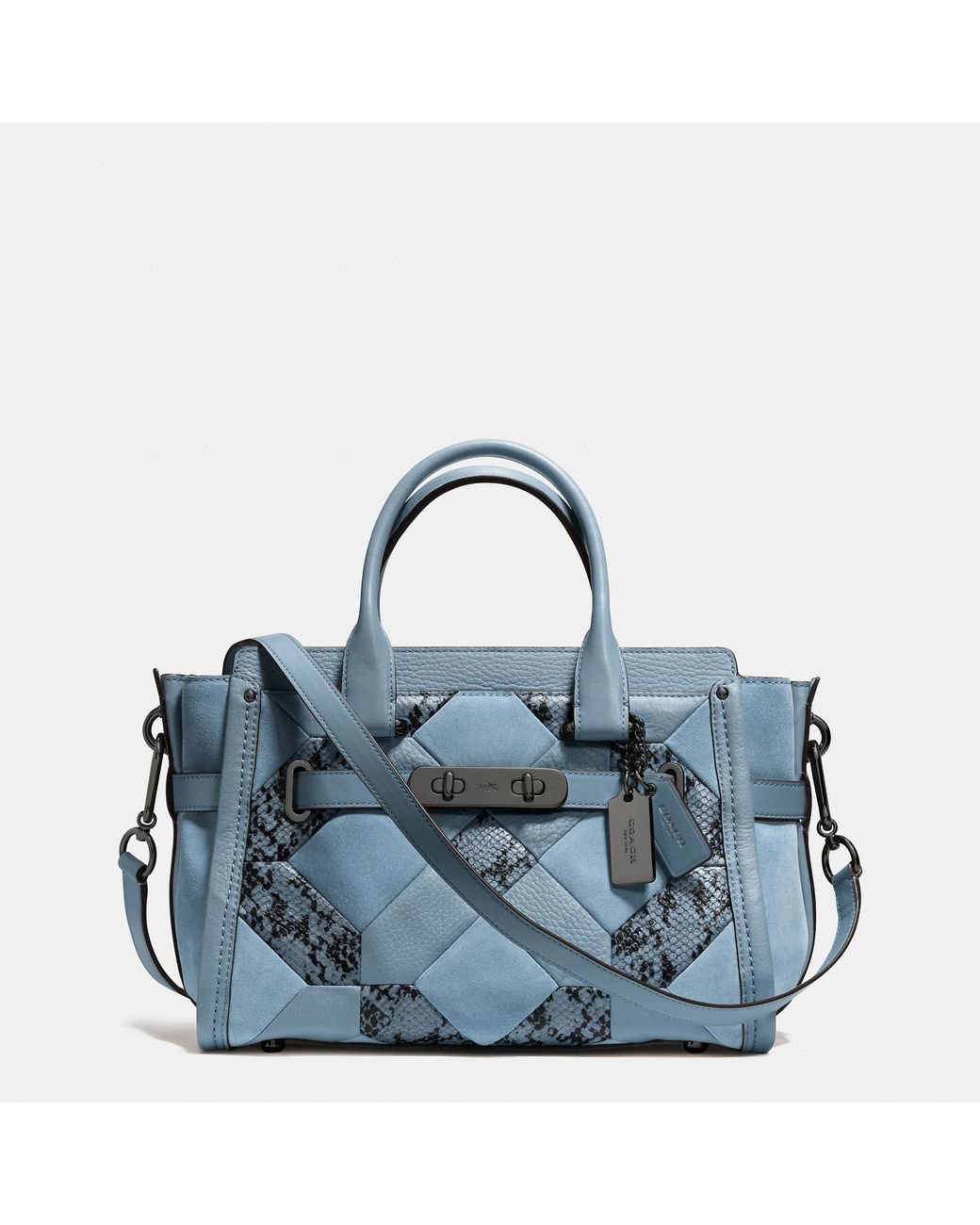 Coach patchwork swagger clearance