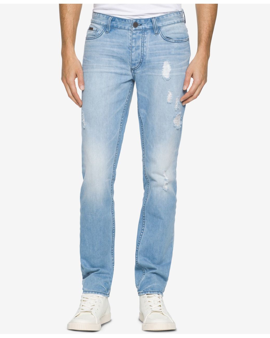 calvin klein slim straight jeans