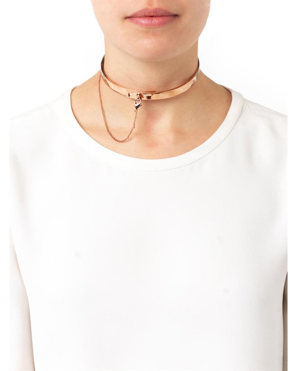 Eddie Borgo Safety Chain Choker 