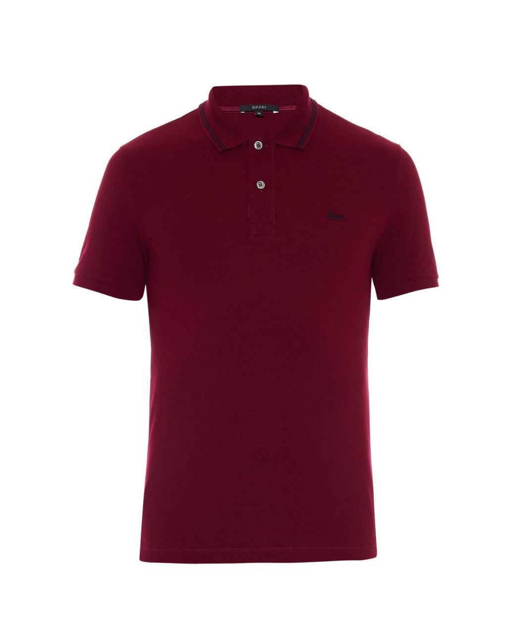 maroon gucci shirt