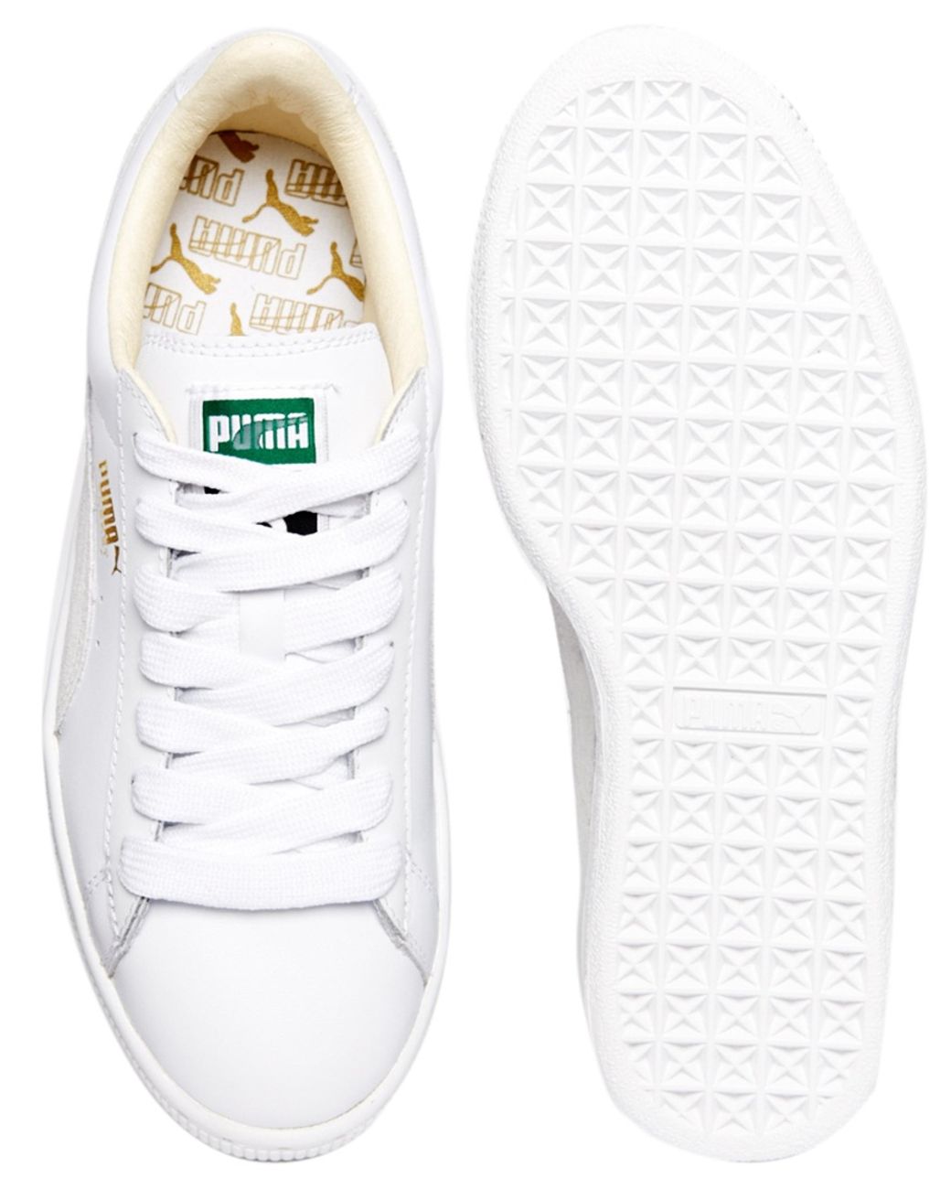 white puma basket