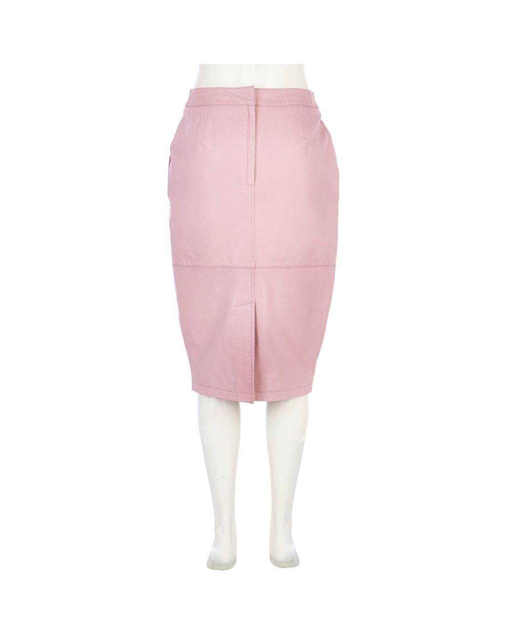 Light pink pencil skirt knee length top