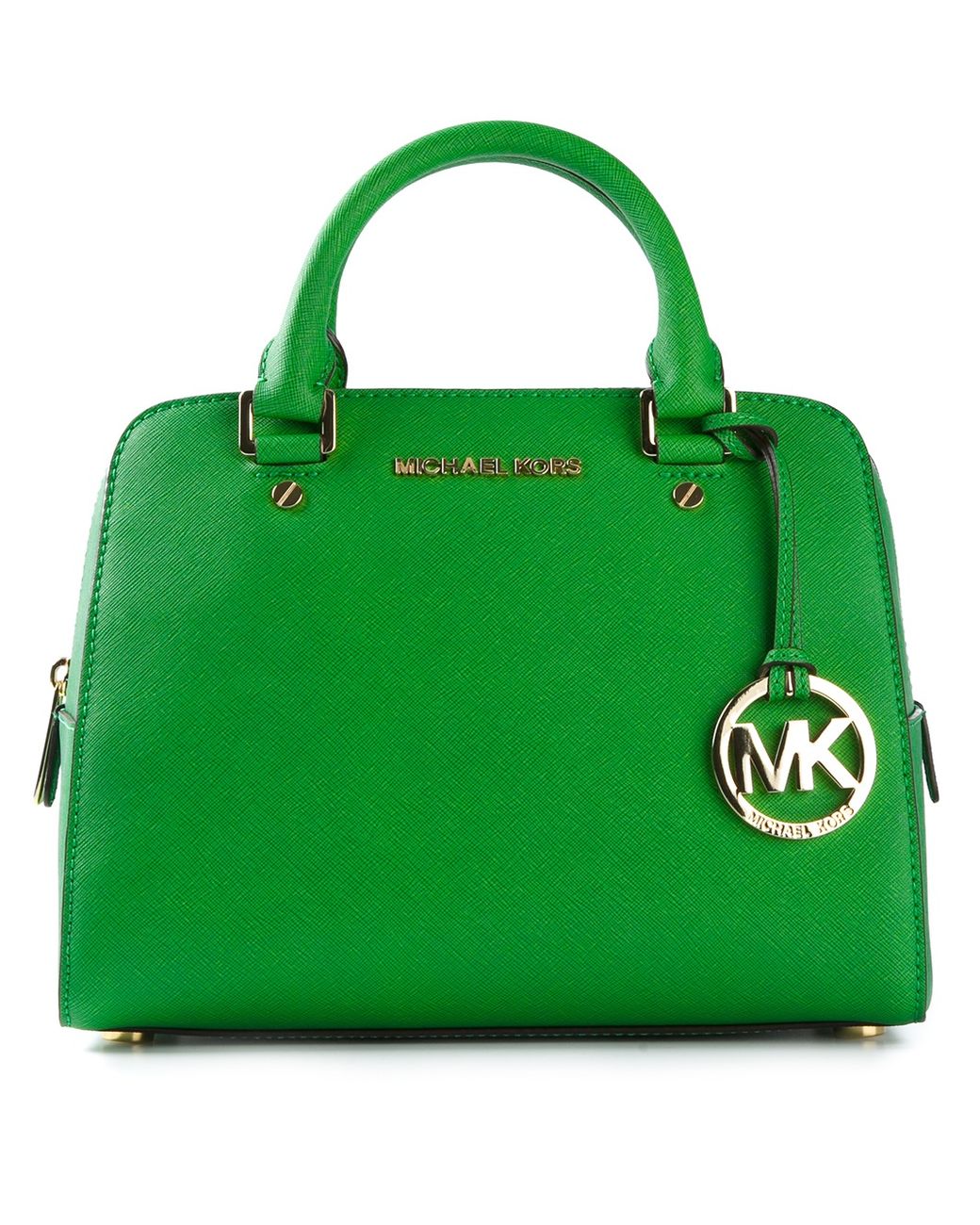Michael Kors Logo Monogram Shoulder Bag in Green