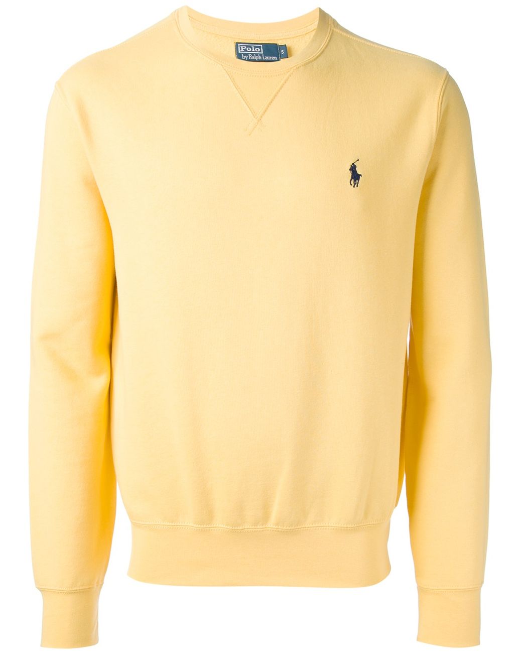 Polo Ralph Lauren Crew Neck Sweatshirt in Yellow for Men | Lyst