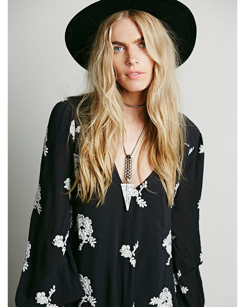 free people embroidered austin mini dress Austin Mini Embroidered Dress Free People Black Mini Dress Rabanne Contrast Trimming Off-the-shoulder Minidress