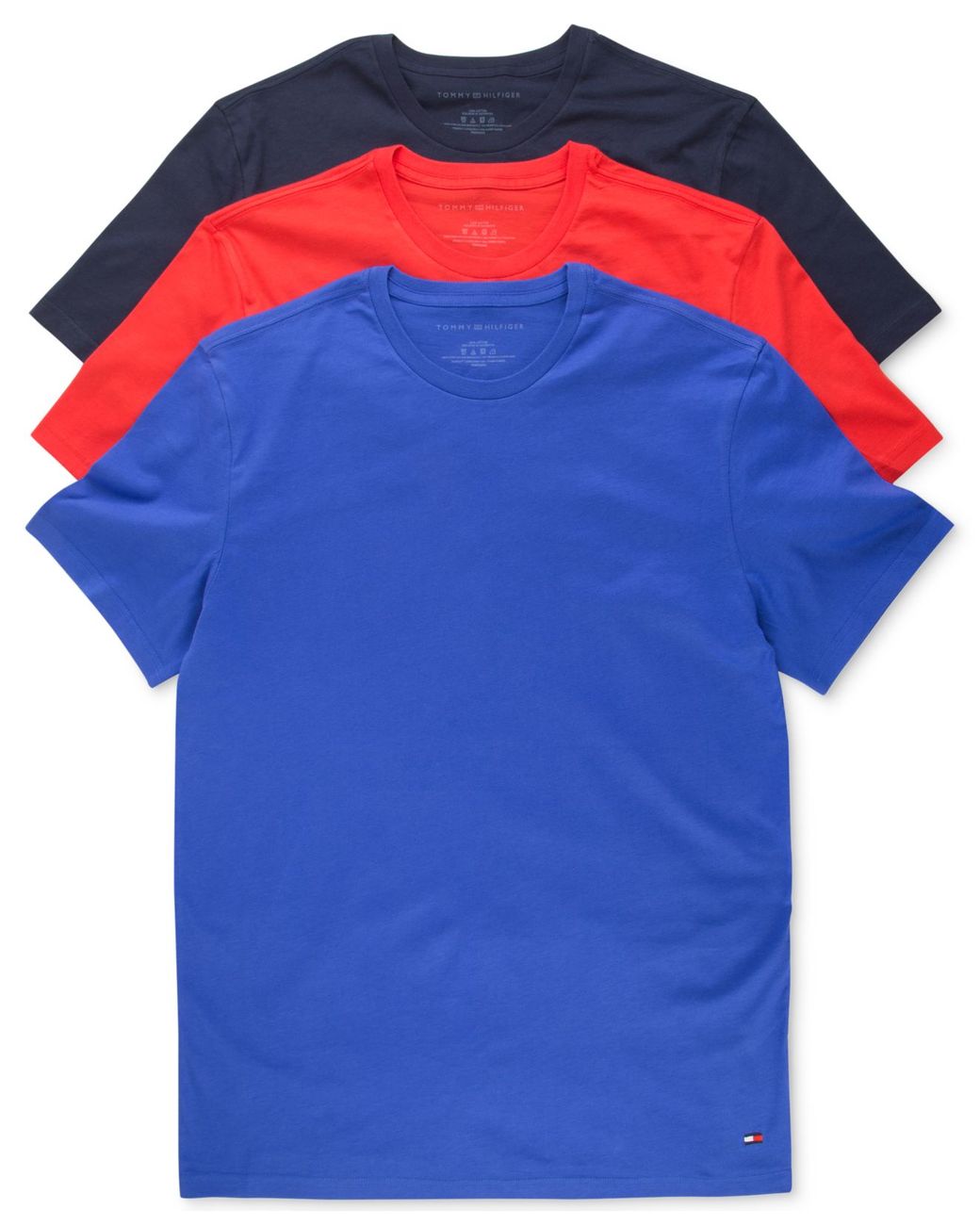 Tommy Hilfiger Men's Classic Crew T-shirts 3-pack in Green for Men | Lyst