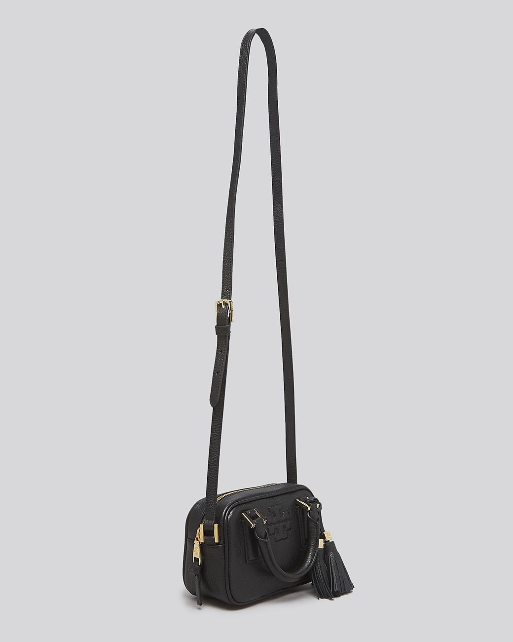 Tory Burch Crossbody - Thea Mini Satchel in Black | Lyst