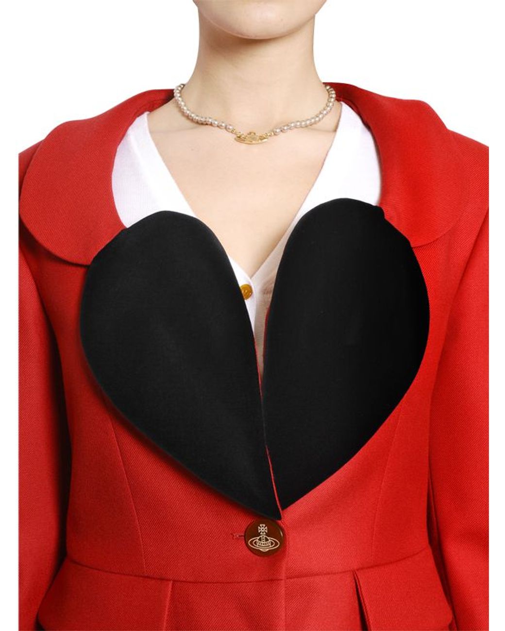 vivienne westwood red wool twill and cotton velvet jacket product 1 21015344 1 376969823 normal