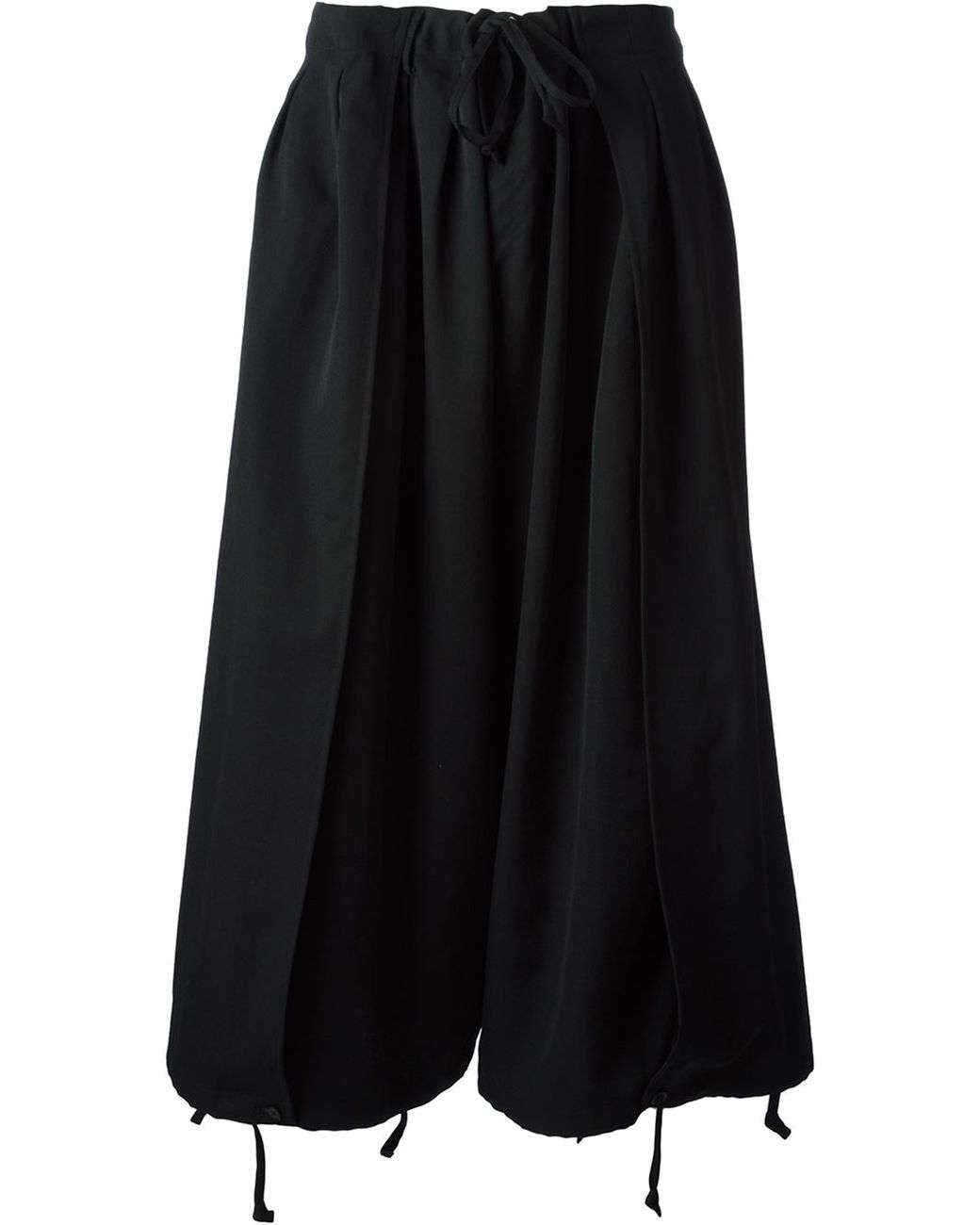 Yohji Yamamoto Wide Leg Wrap Pants in Black for Men | Lyst Yohji Yamamoto Wide Leg Wrap Pants in Black for Men | Lyst